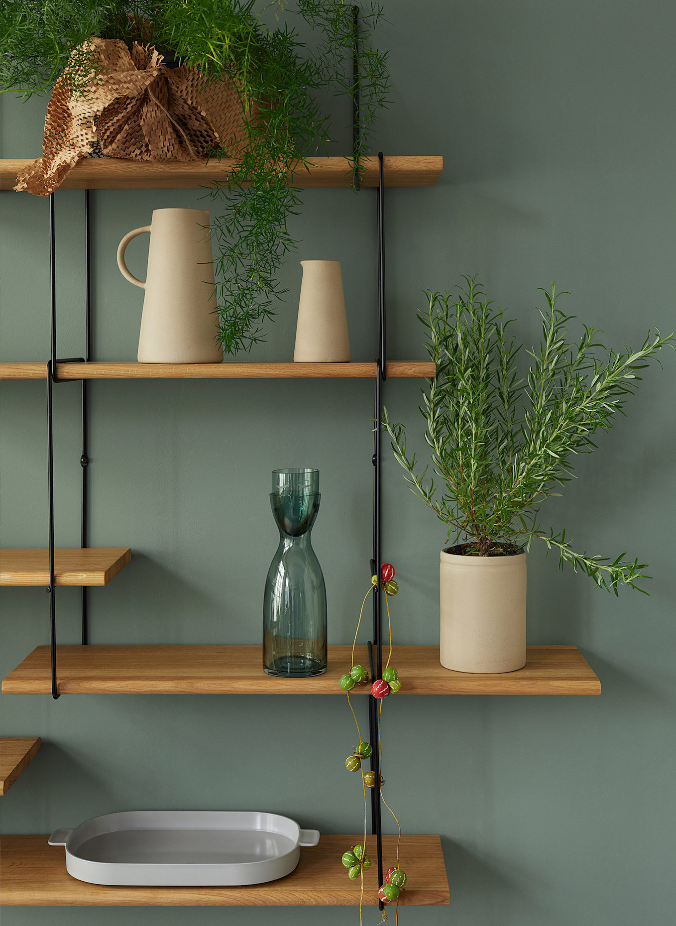 Studio Hausen Regal LINK SET 1: DUNKELBRAUN/ SCHWARZ