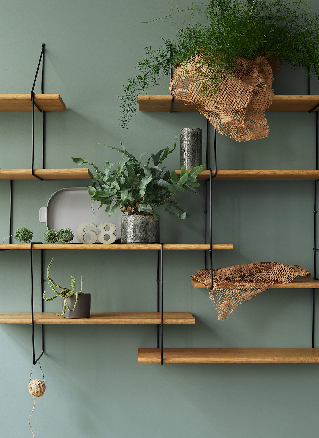 Studio Hausen Regal LINK SET 2: DUNKELBRAUN