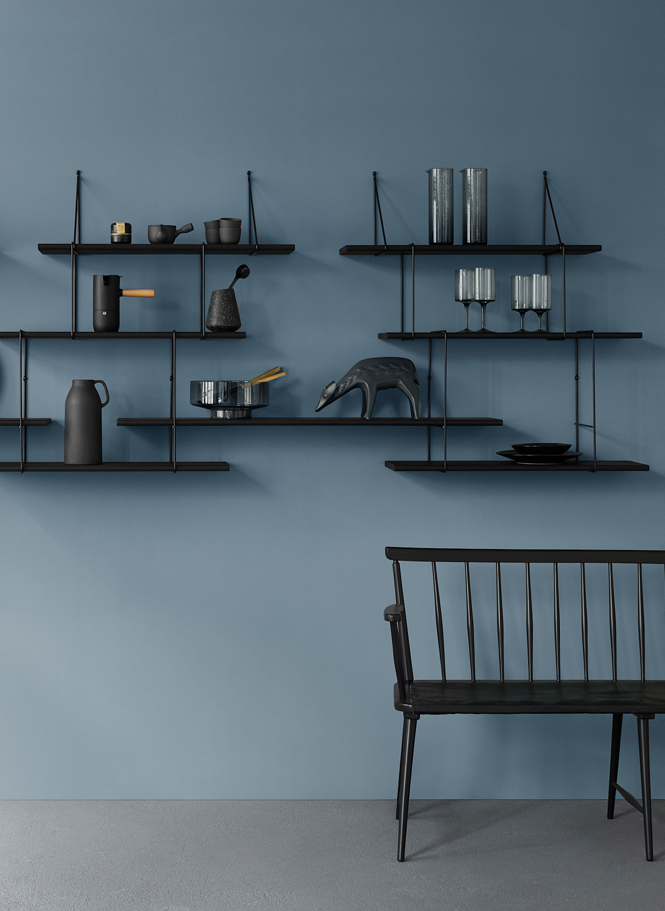 Studio Hausen Regal LINK DUO: SCHWARZ