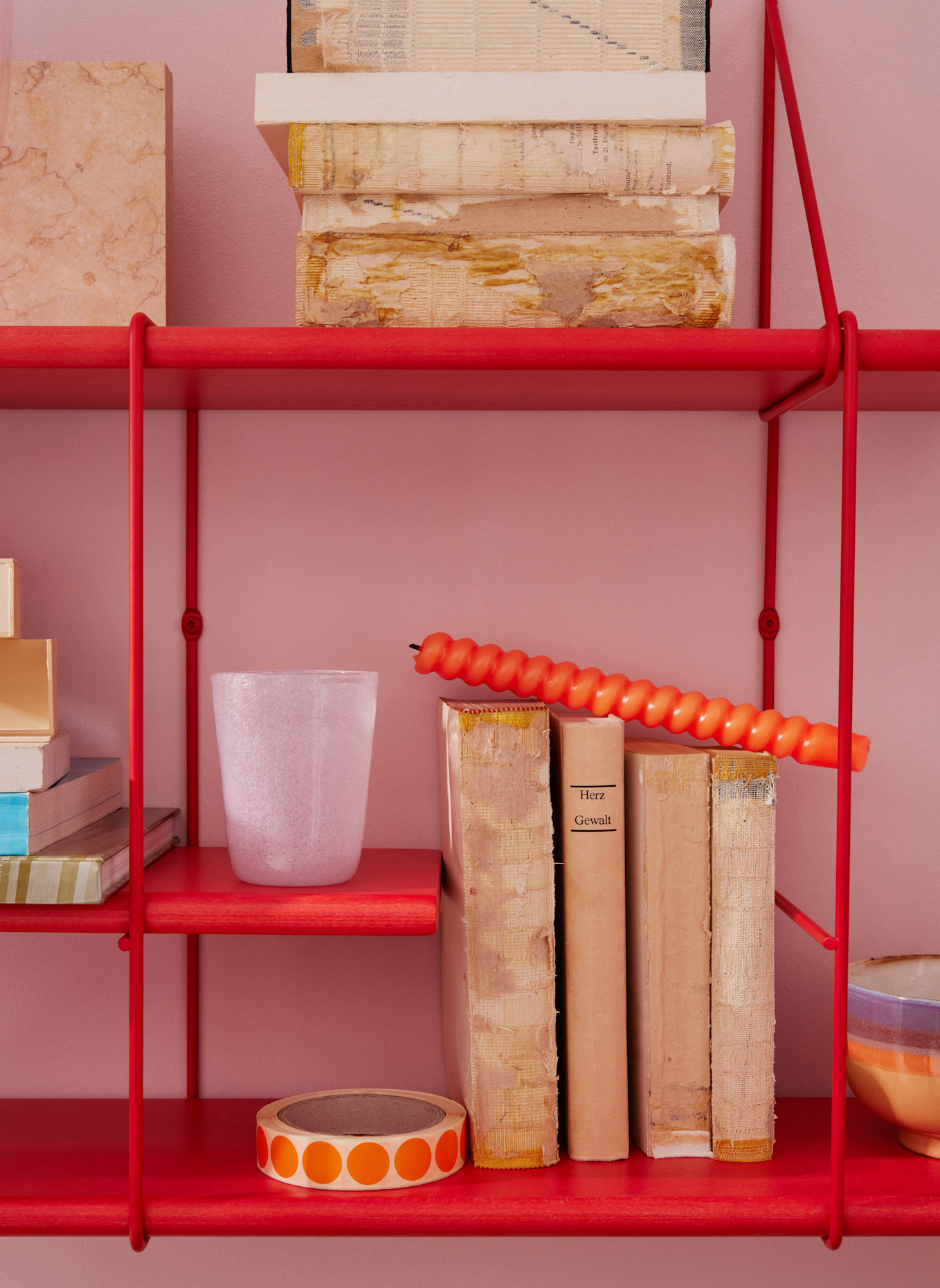 Studio Hausen Regal SHRINK: ROT