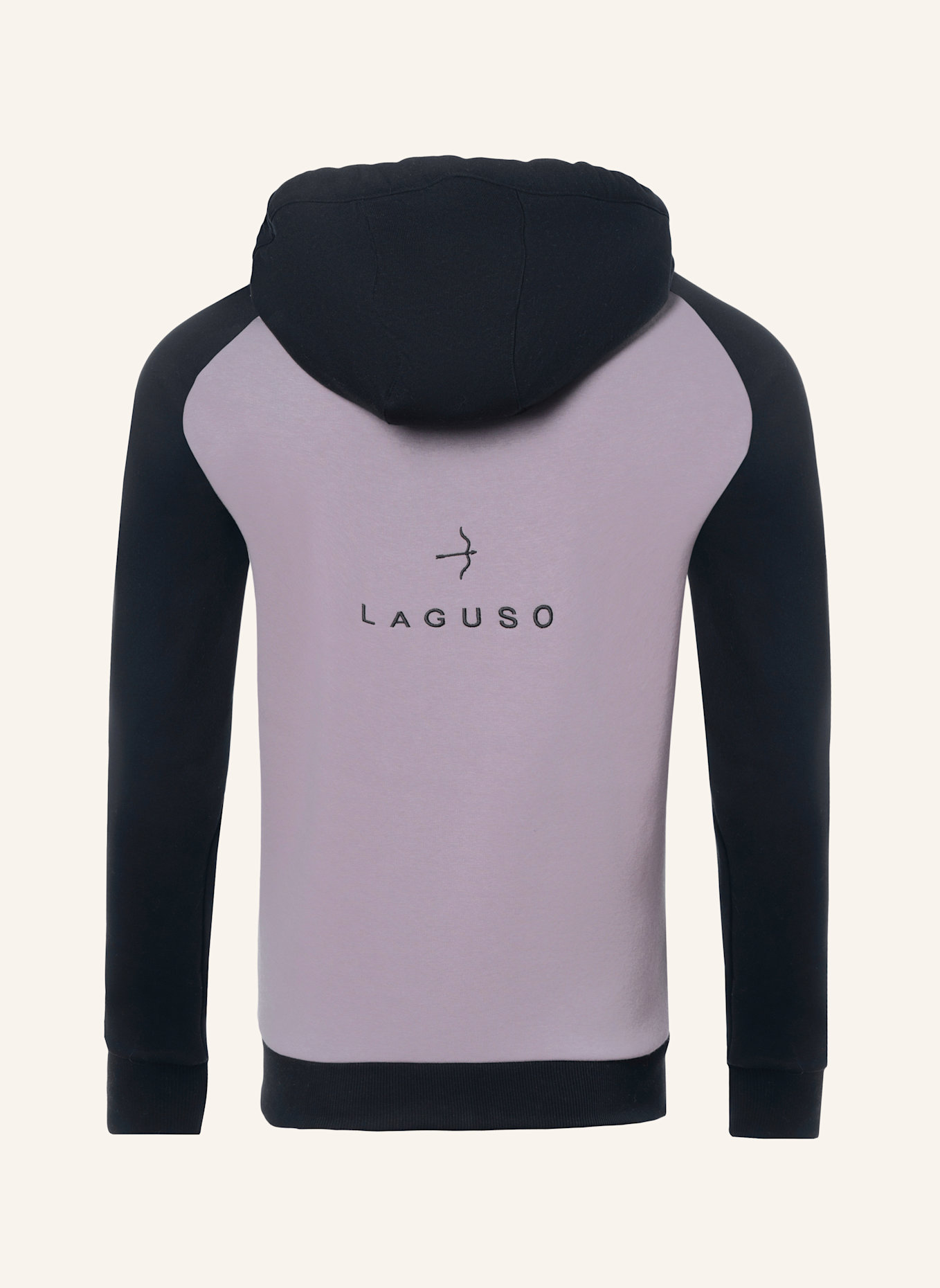 Laguso Sweatjacke MARVIN BLACK | CHATEAU GRAY: GRAU