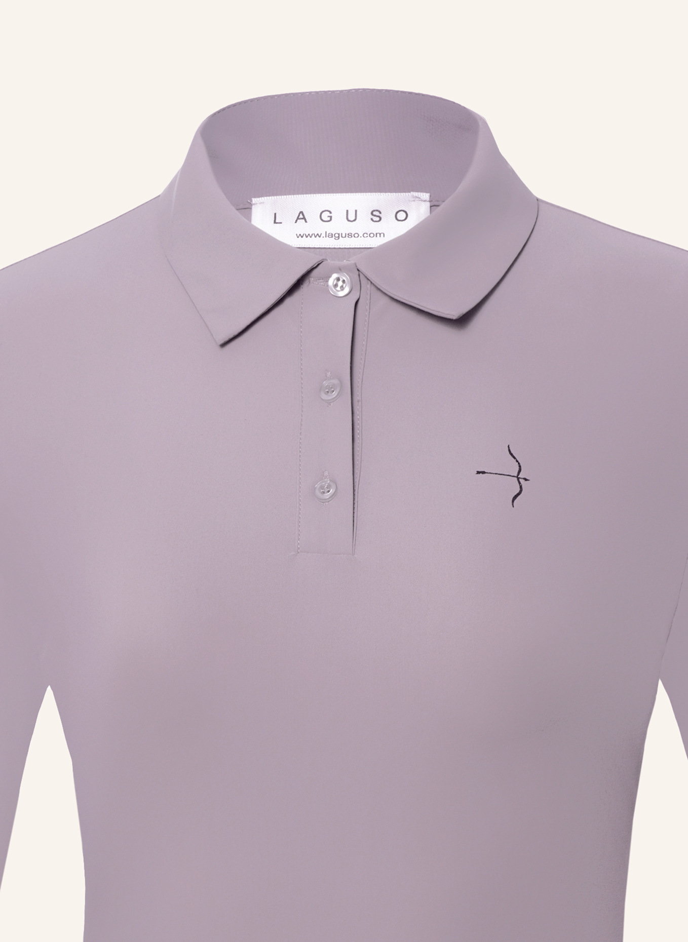 Laguso Trainingsshirt TRACY POLO CHATEAU GRAY: GRAU