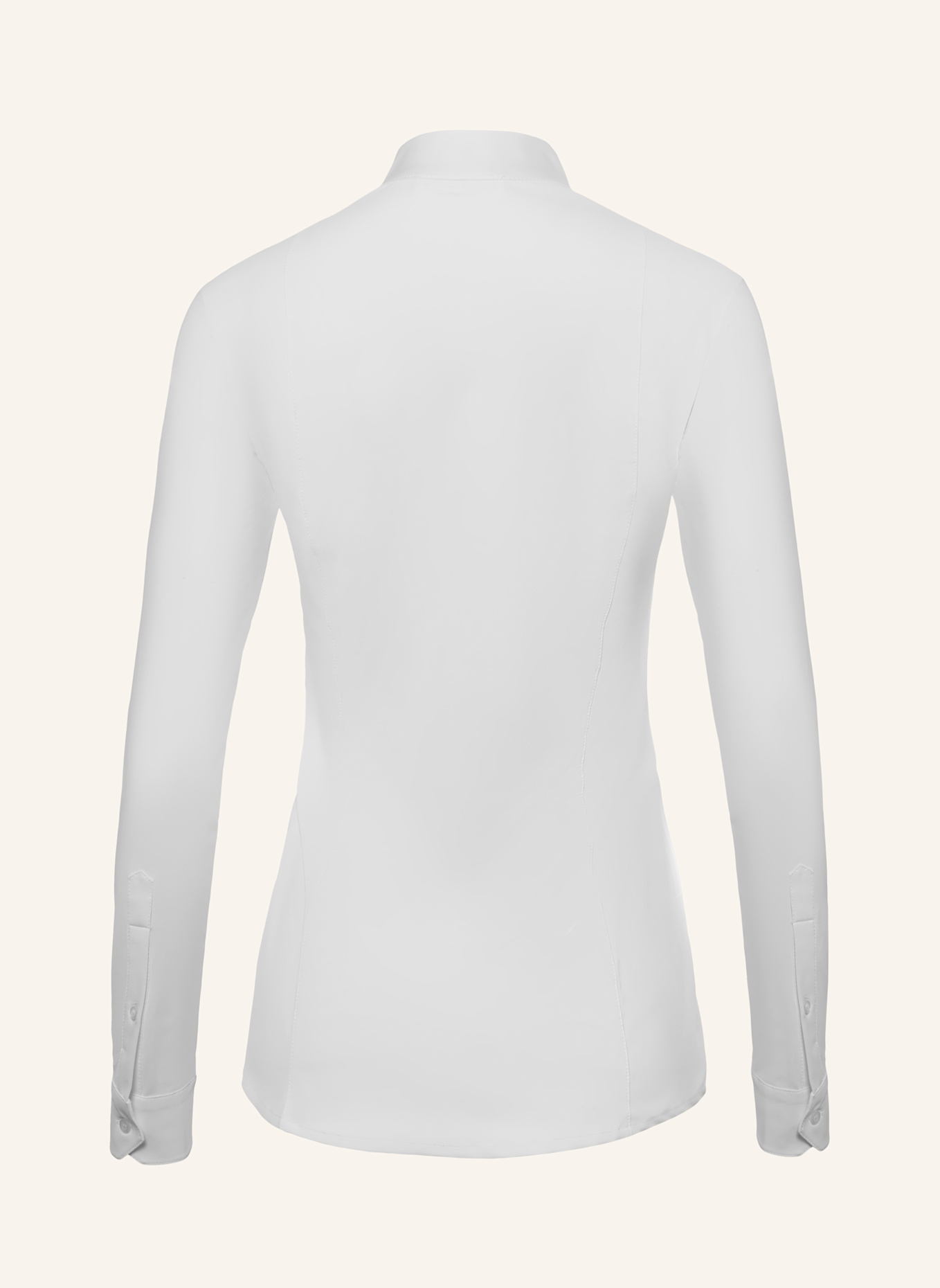 Laguso Turnierbluse JANNE WHITE CRYSTAL BLACK: WEISS/ SCHWARZ