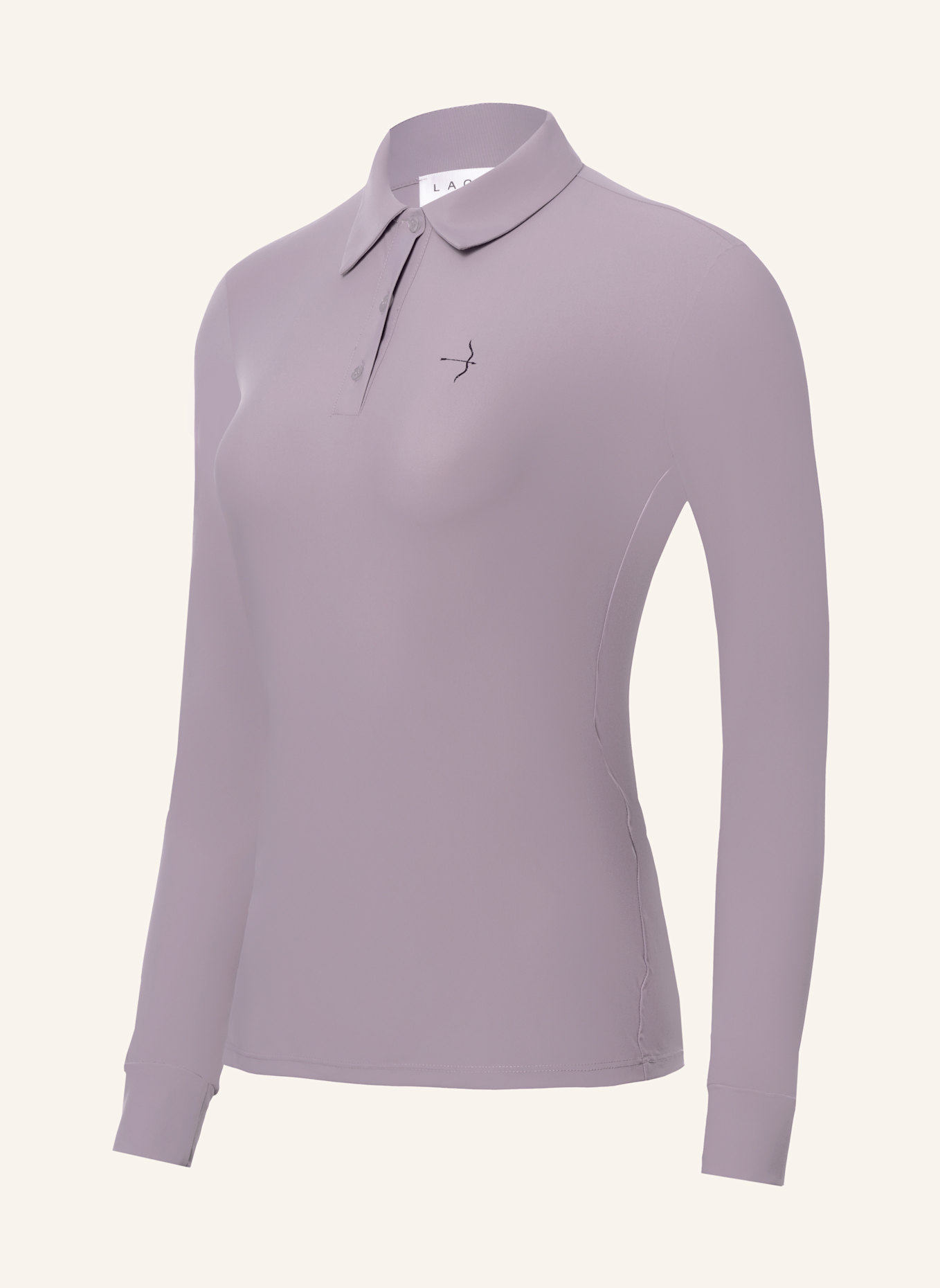 Laguso Trainingsshirt TRACY POLO CHATEAU GRAY: GRAU