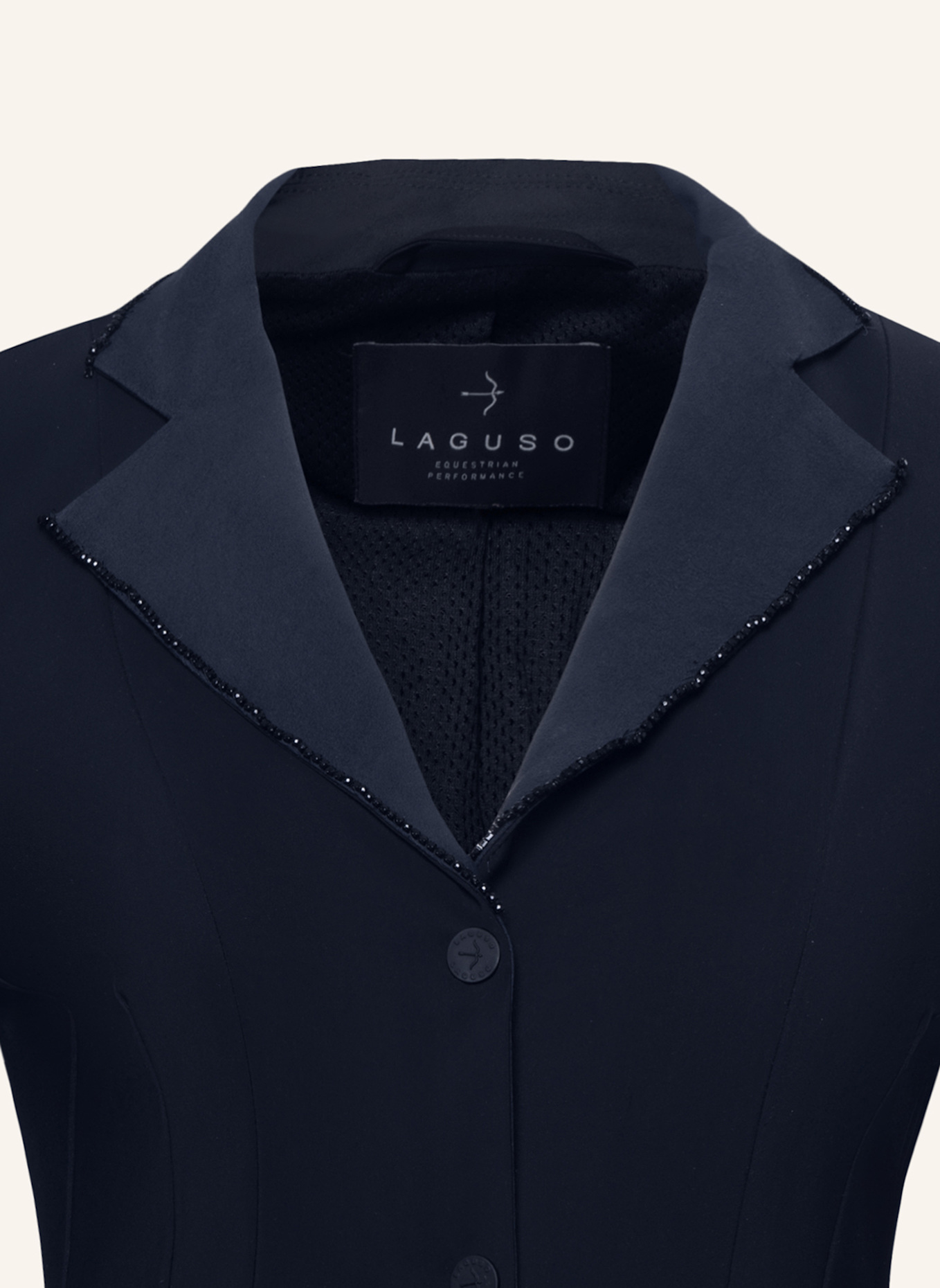 Laguso Turnierjacket JANE TEC CRYSTAL BLACK: SCHWARZ