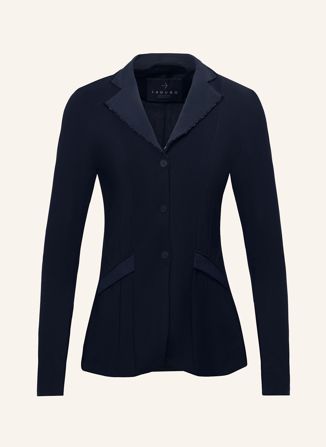 Laguso Turnierjacket JANE TEC CRYSTAL BLACK: SCHWARZ