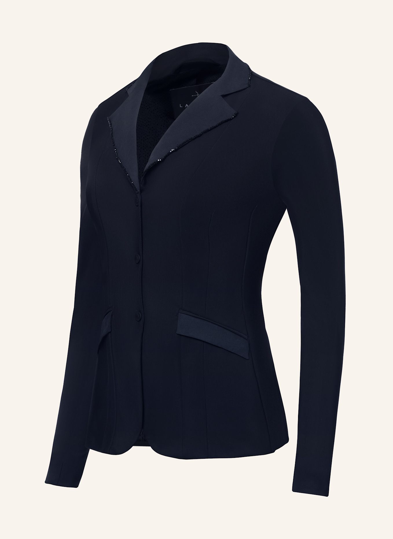 Laguso Turnierjacket JANE TEC CRYSTAL BLACK: SCHWARZ