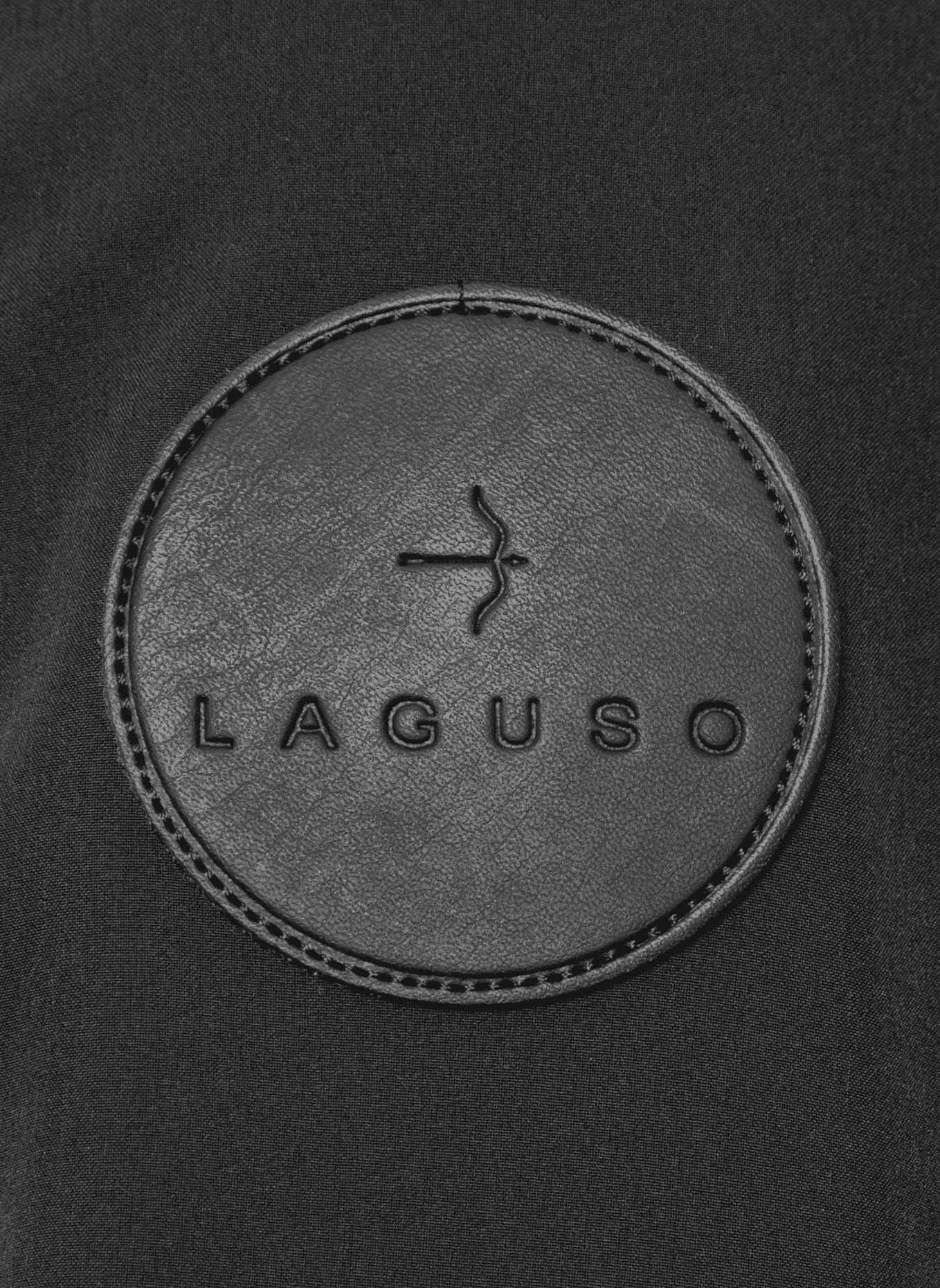 Laguso Regenjacke LEISTER BLACK: SCHWARZ