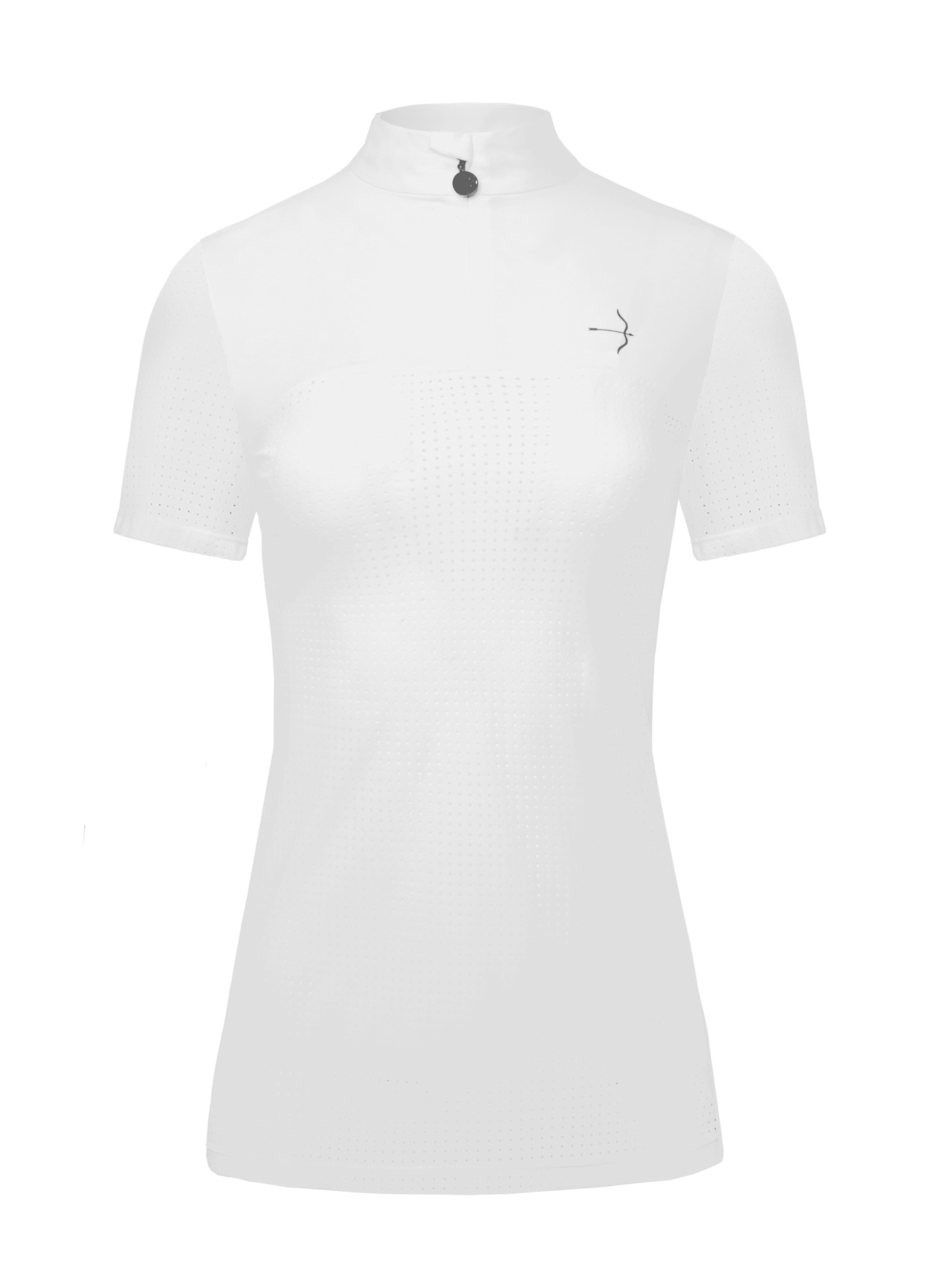 Laguso Turnierbluse SARINA MESH WHITE: WEISS