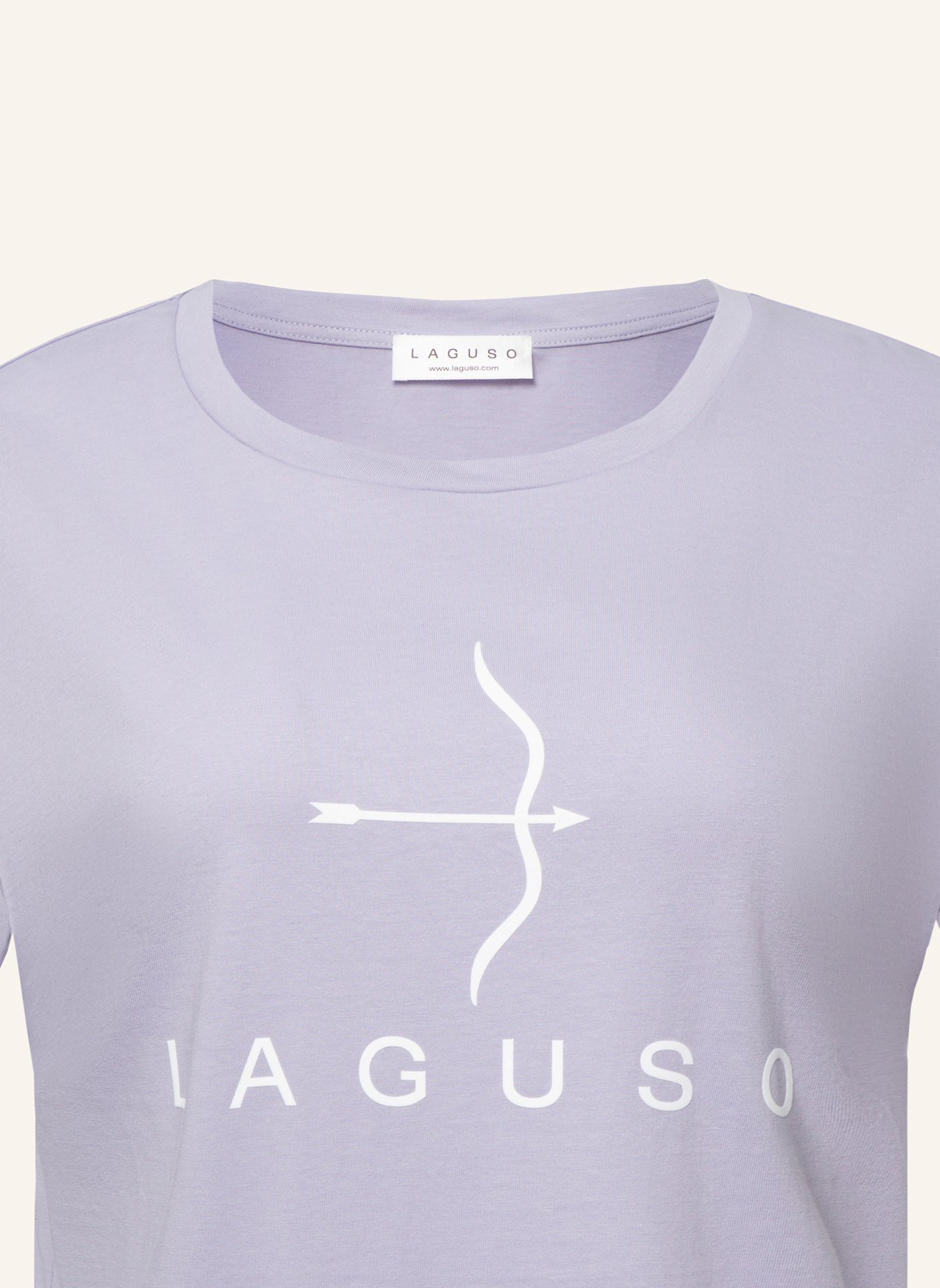 Laguso T-Shirt LOU LOGO LIGHT VIOLET: LILA