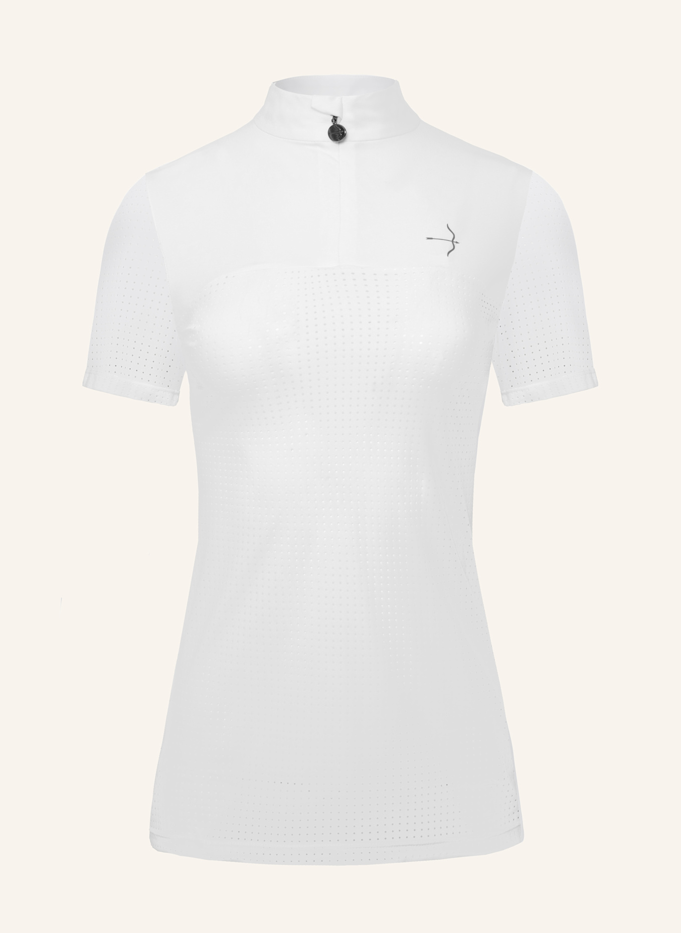 Laguso Turnierbluse SARINA MESH WHITE: WEISS