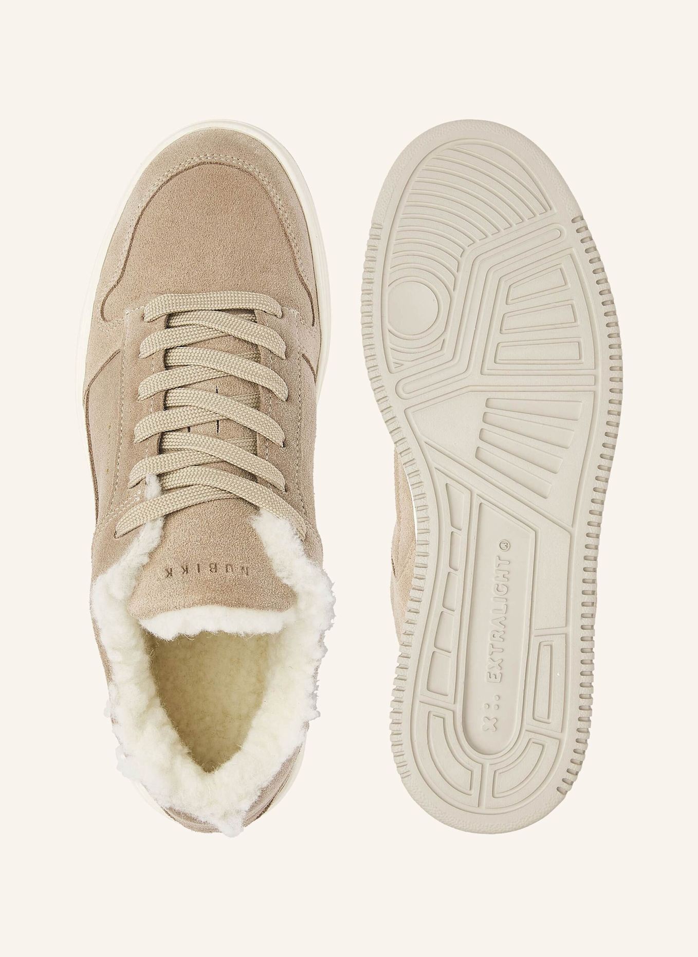 NUBIKK Sneaker BASKET COURT FUR: TAUPE