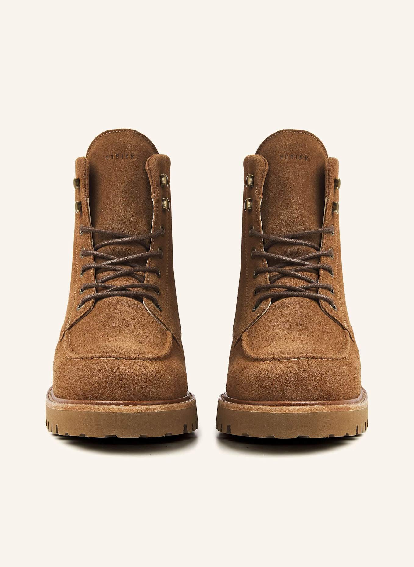 NUBIKK Schnürboots ETHAN HARVEY: BRAUN