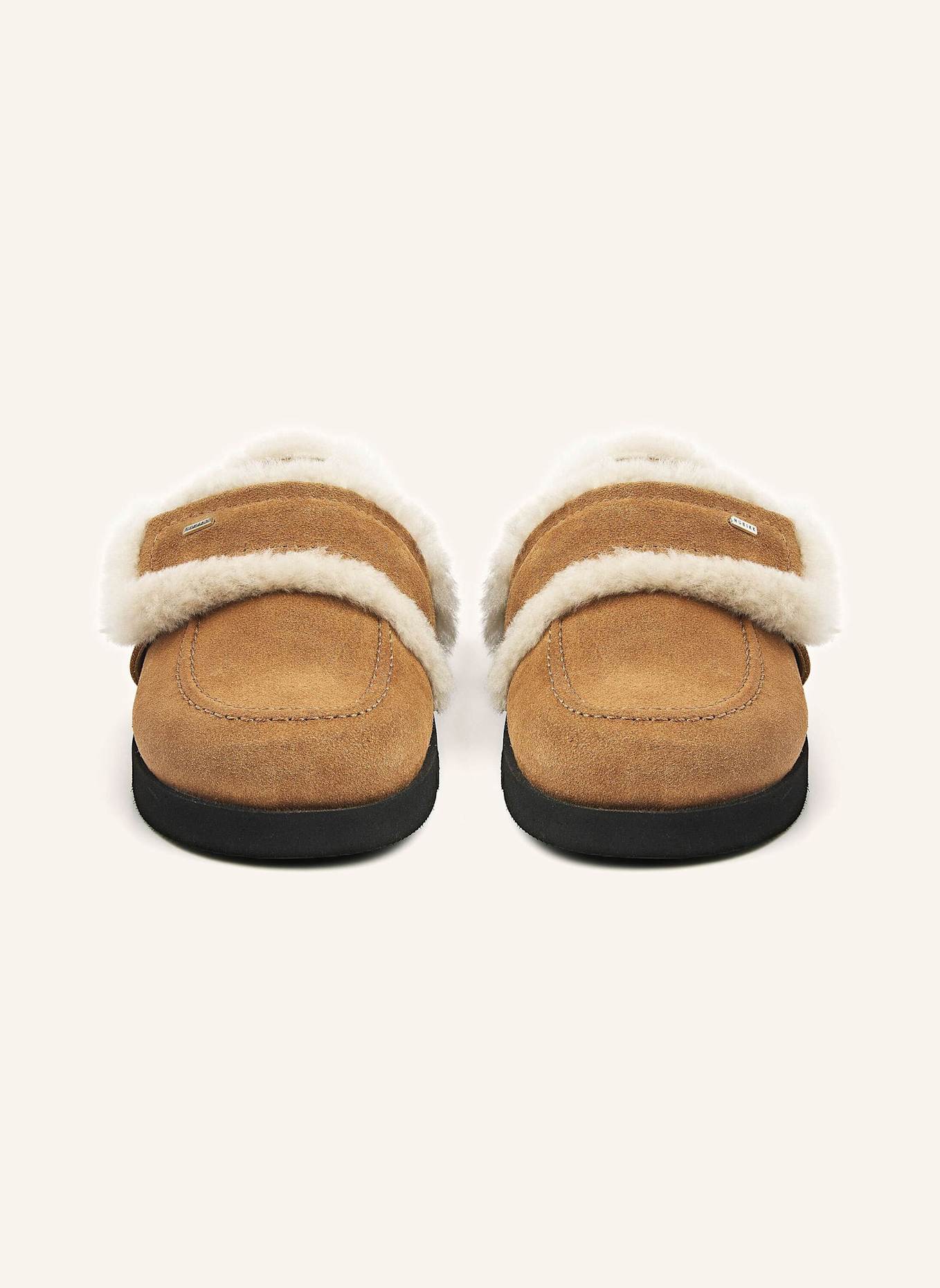 NUBIKK Hausschuhe TEDDY FUR: COGNAC