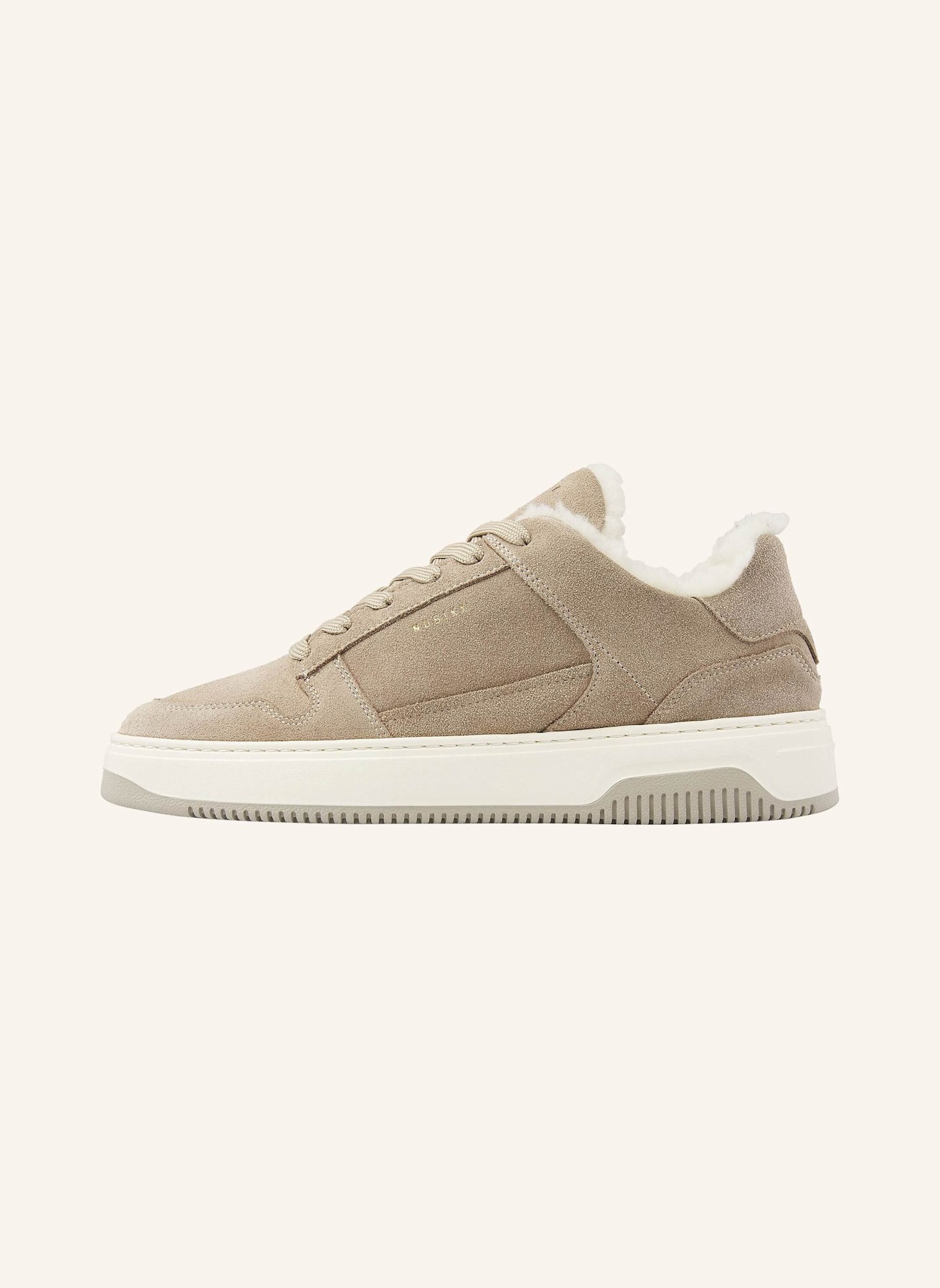 NUBIKK Sneaker BASKET COURT FUR: TAUPE