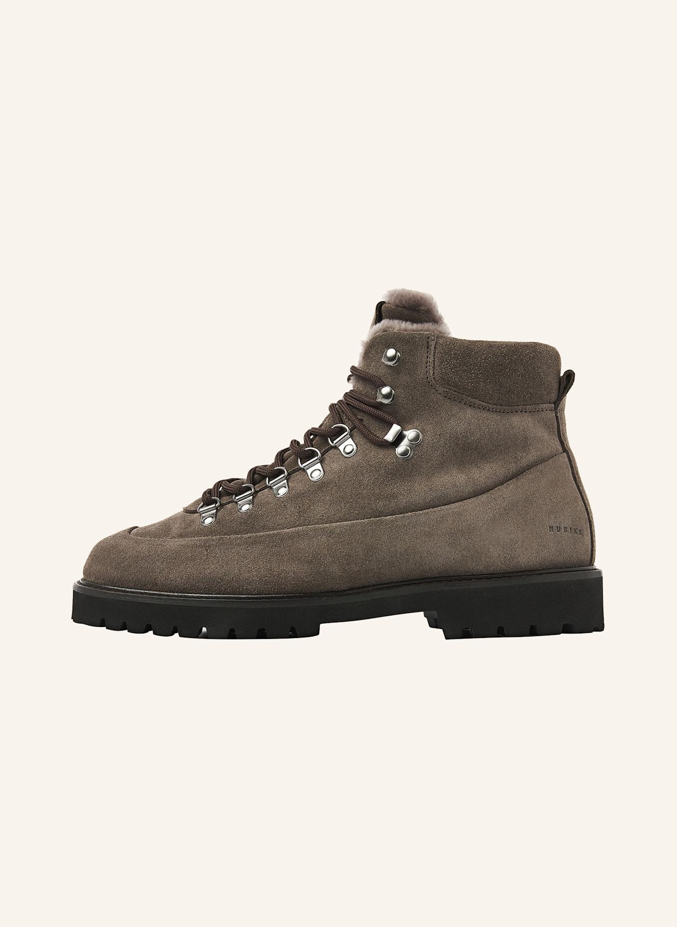 NUBIKK Schnürboots LOGAN CHAD FUR: GRAU