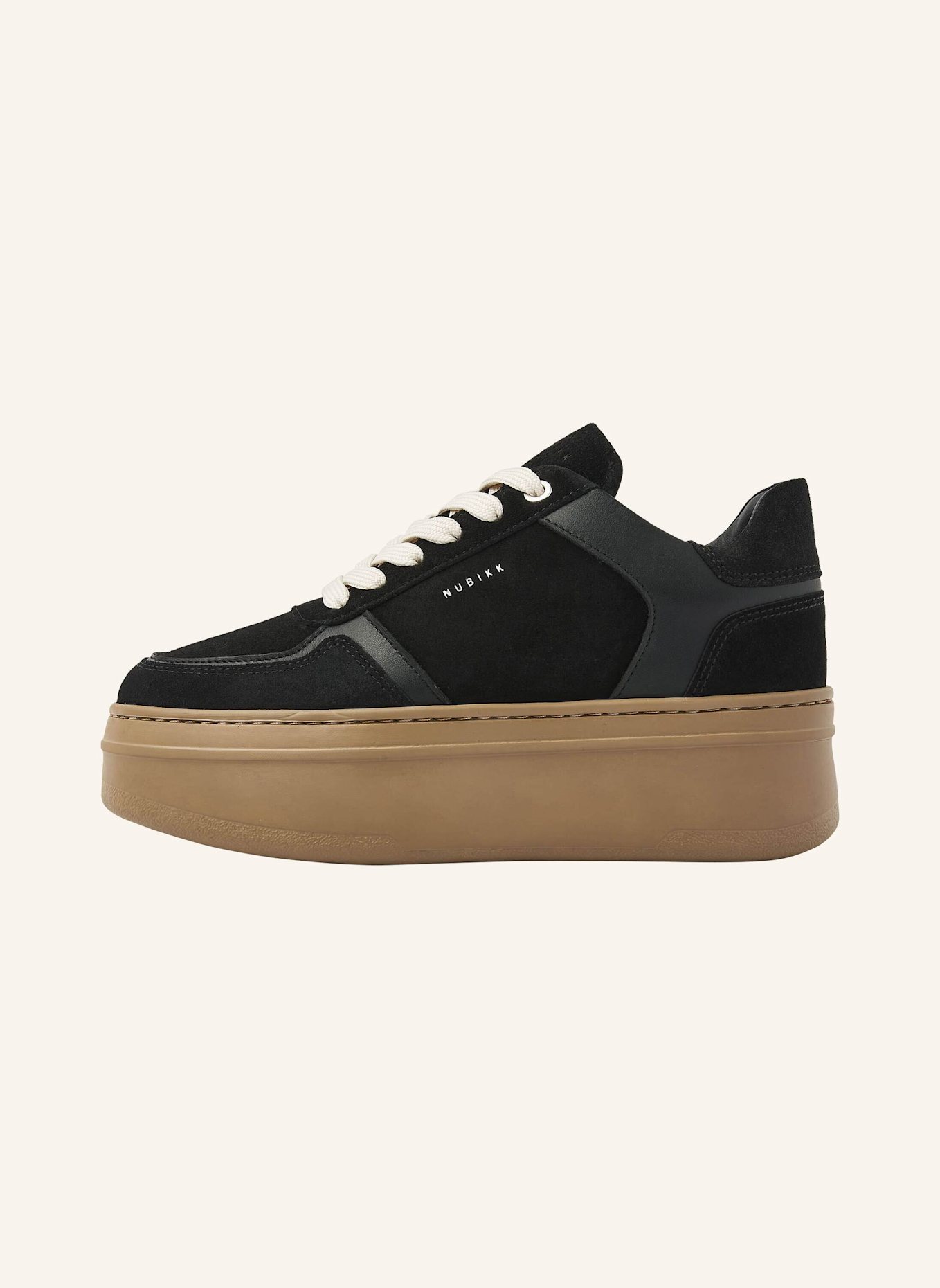 NUBIKK Sneaker BAYOU PLATFORM: SCHWARZ