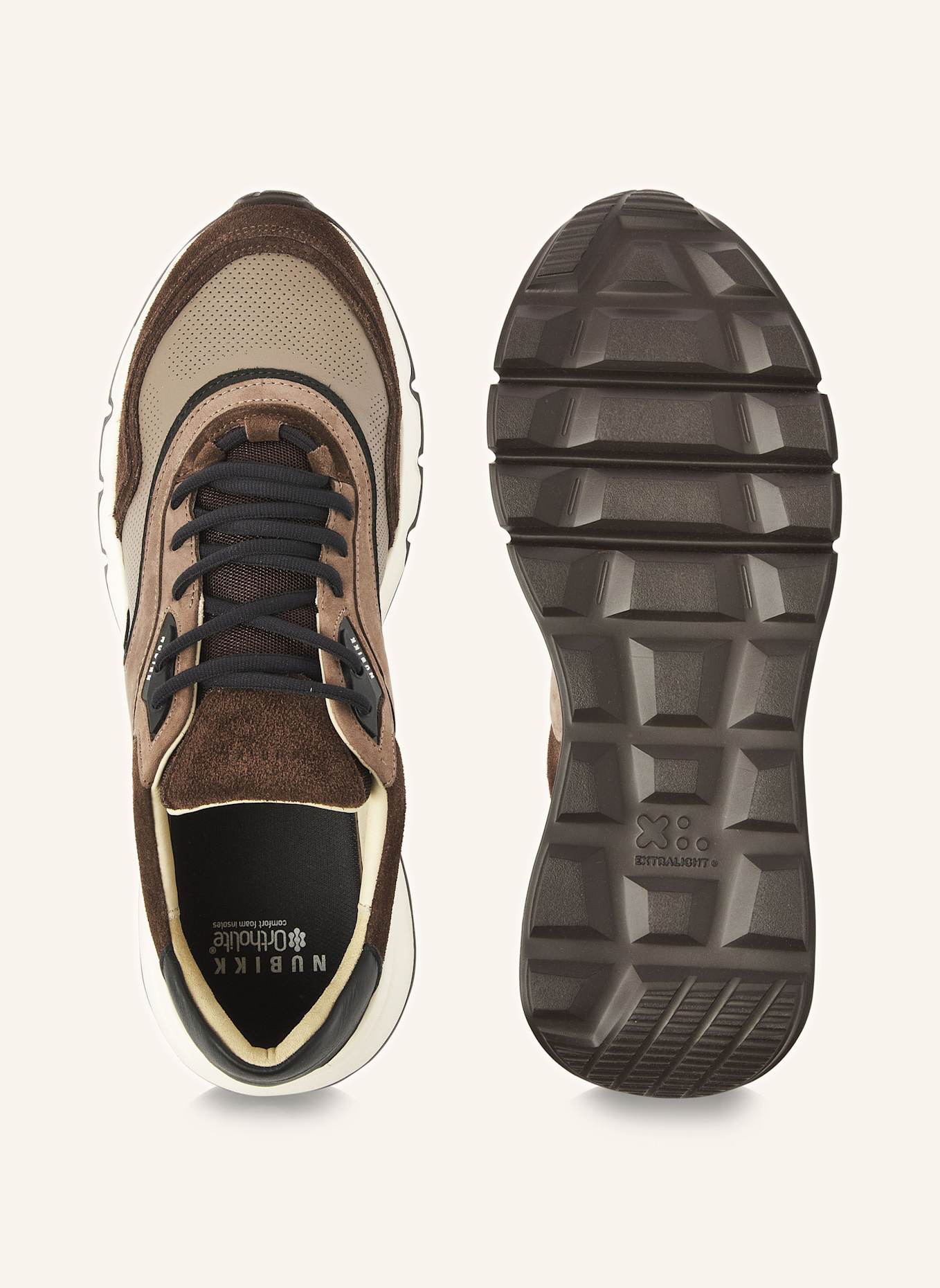 NUBIKK Sneaker LUCA NOA: DUNKELBRAUN