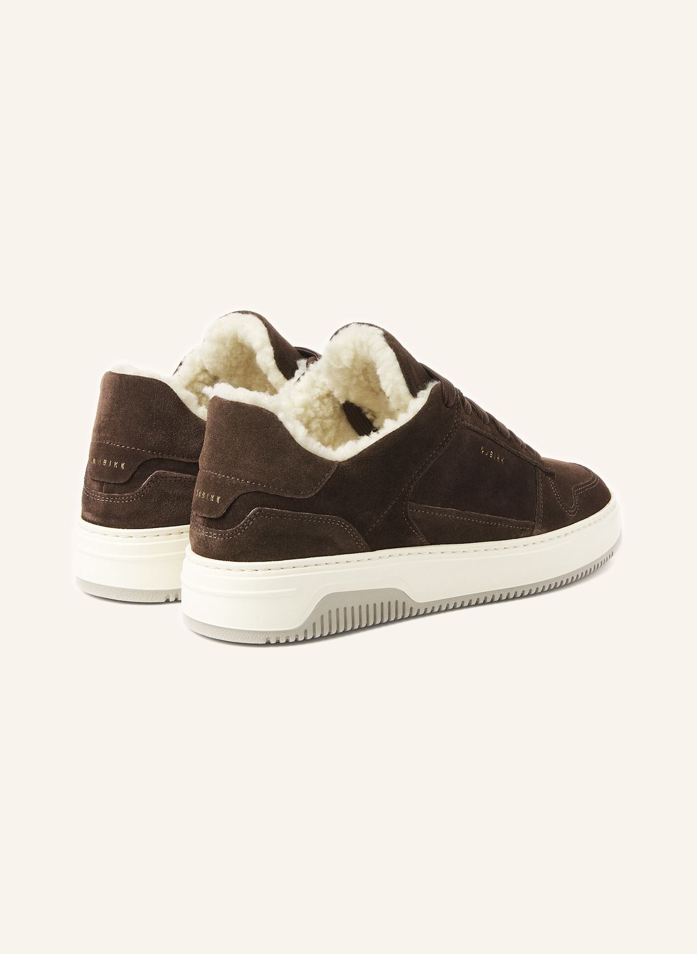 NUBIKK Sneaker BASKET COURT FUR: DUNKELBRAUN