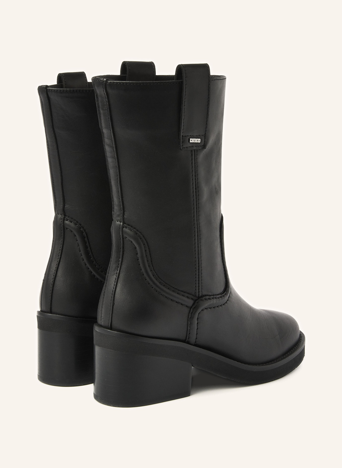 NUBIKK Stiefel CASSY SLOUCH: SCHWARZ