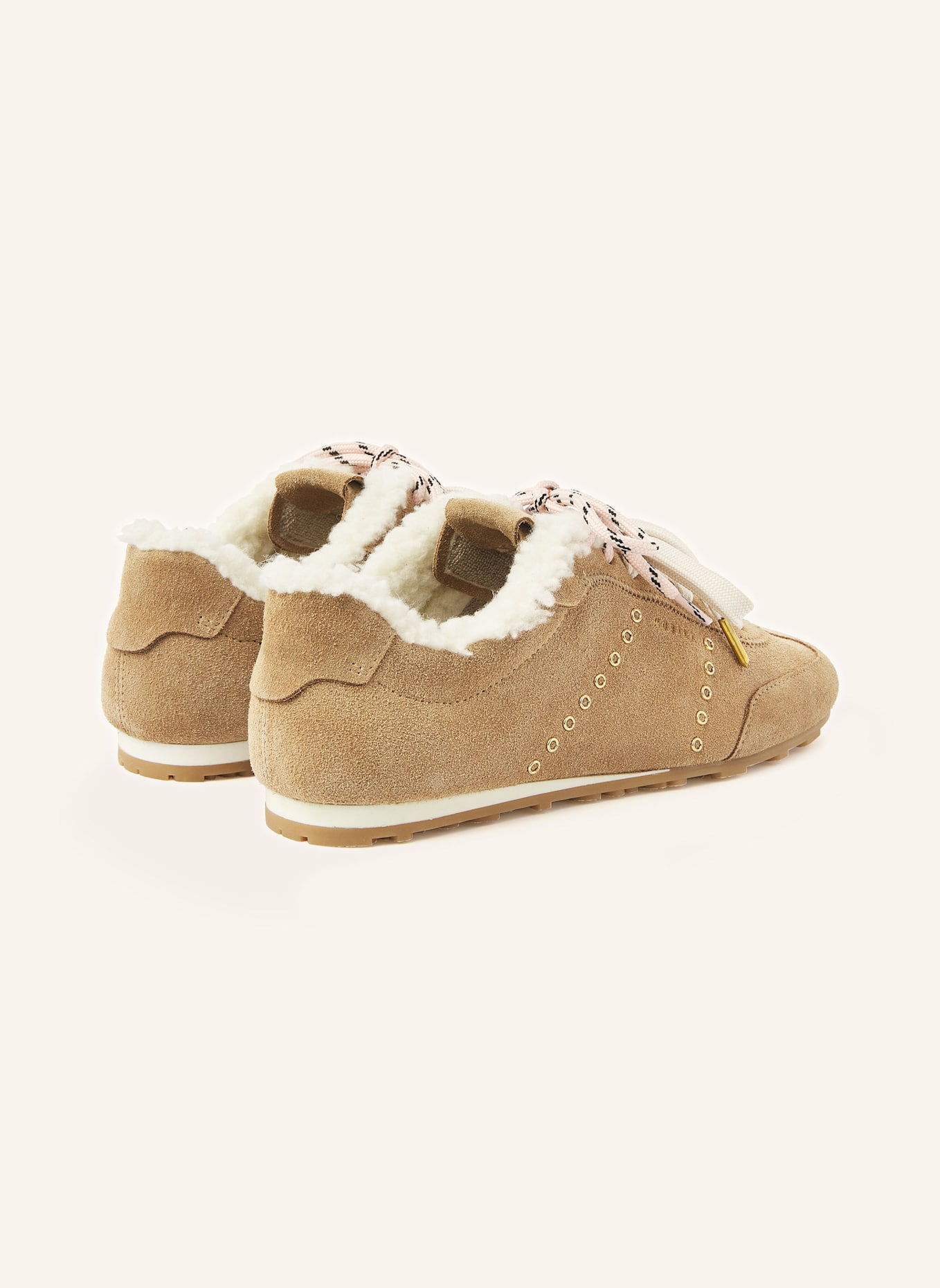 NUBIKK Sneaker BILLY LOU FUR: DUNKELGELB