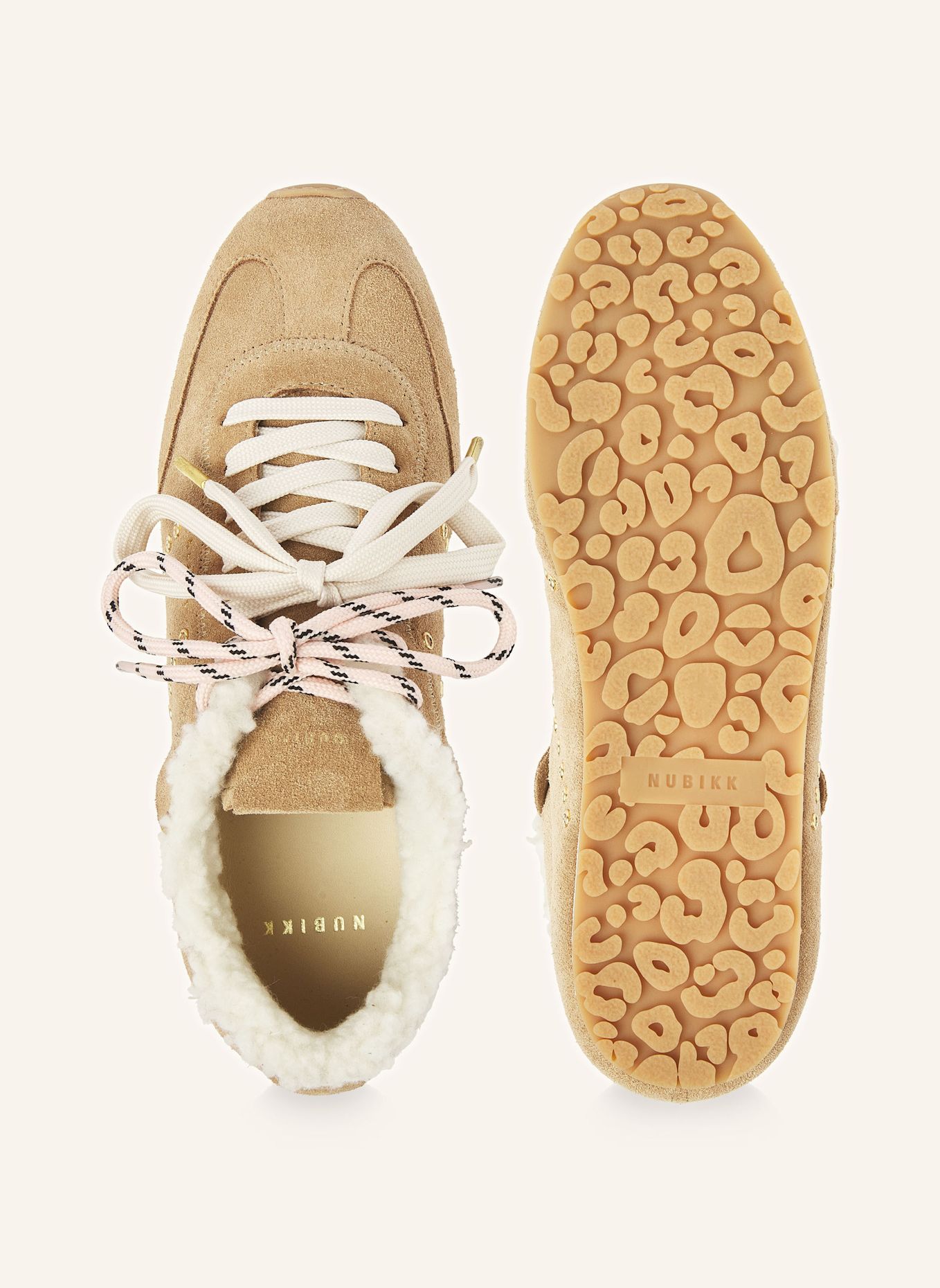 NUBIKK Sneaker BILLY LOU FUR: DUNKELGELB