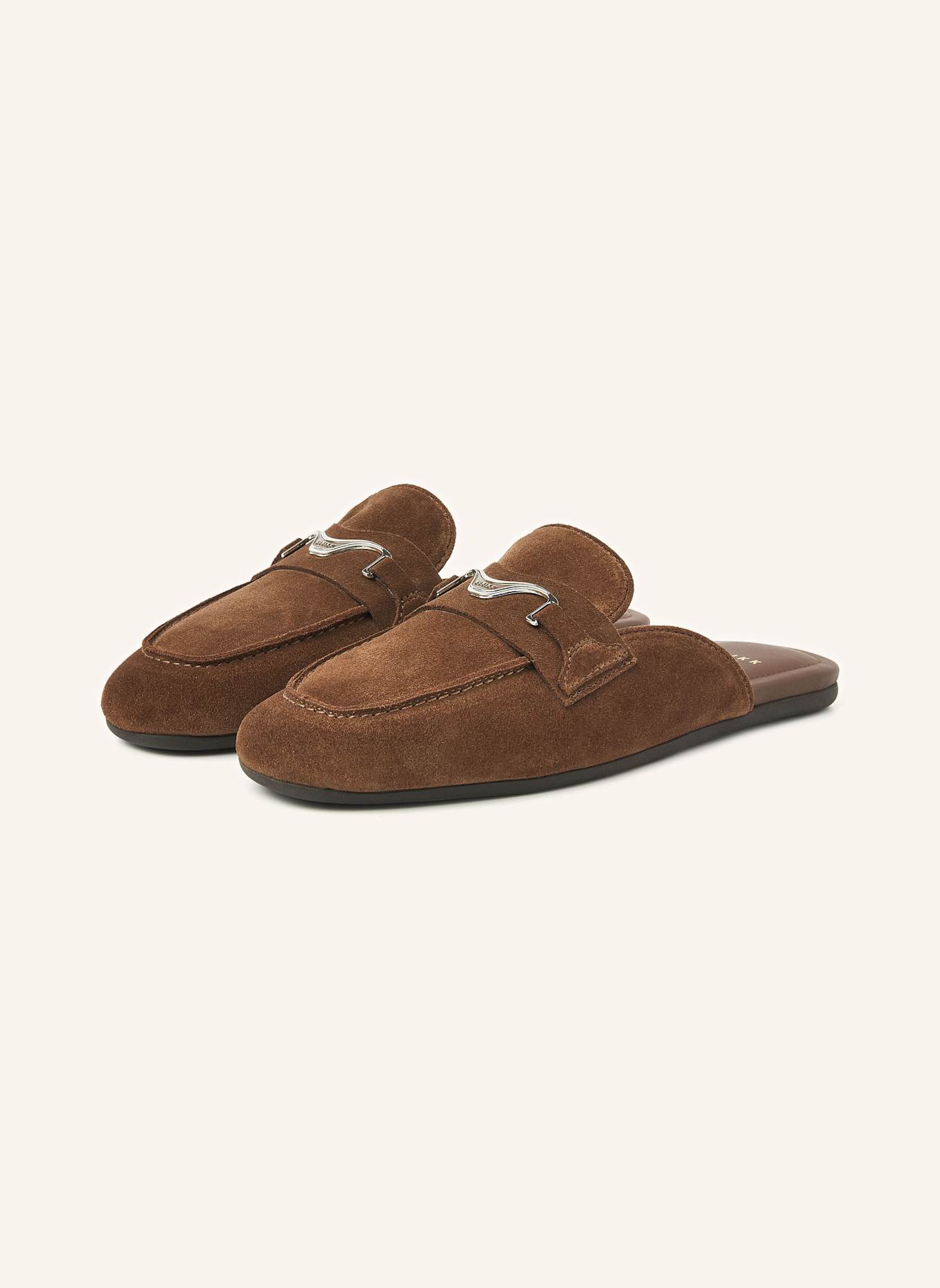 NUBIKK Slipper JOAN MULE: BRAUN