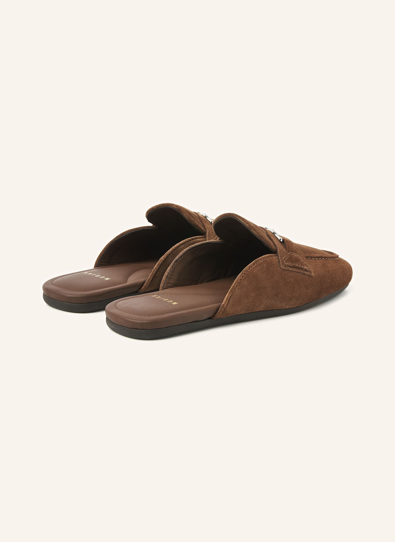 NUBIKK Slipper JOAN MULE: BRAUN