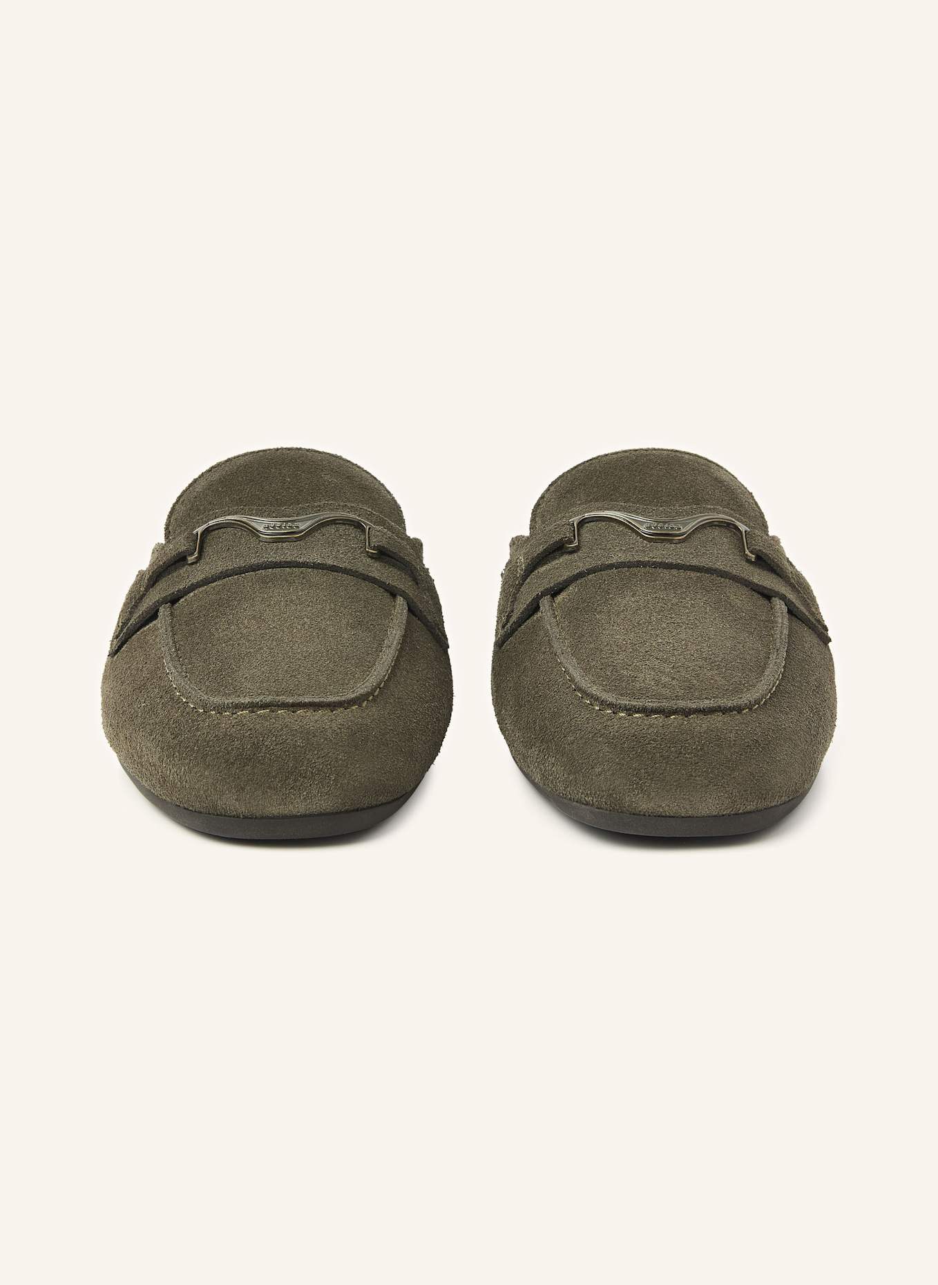 NUBIKK Slipper JOAN MULE: DUNKELGRÜN