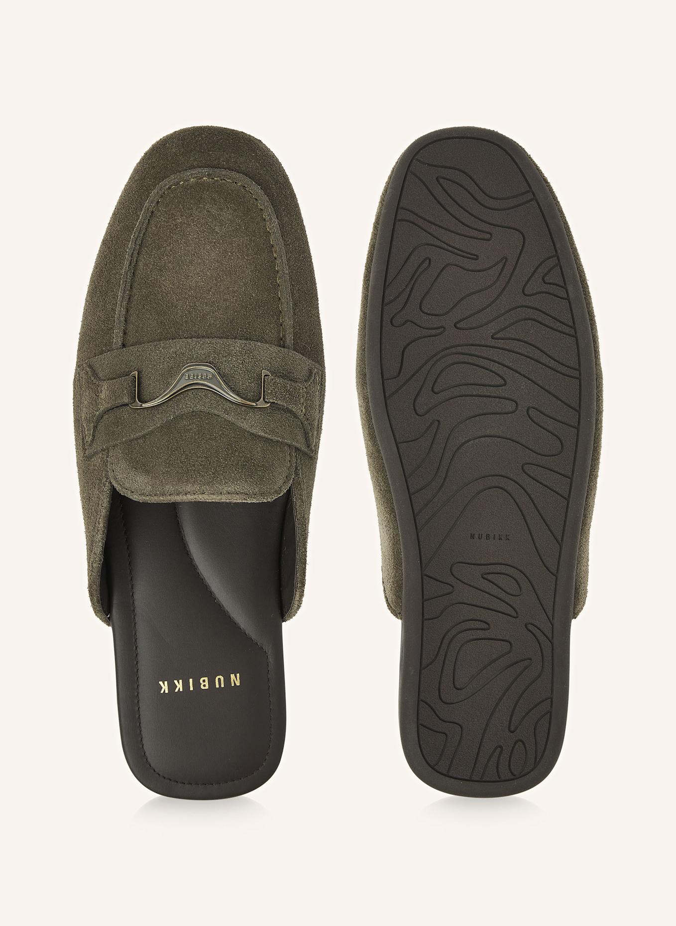 NUBIKK Slipper JOAN MULE: DUNKELGRÜN