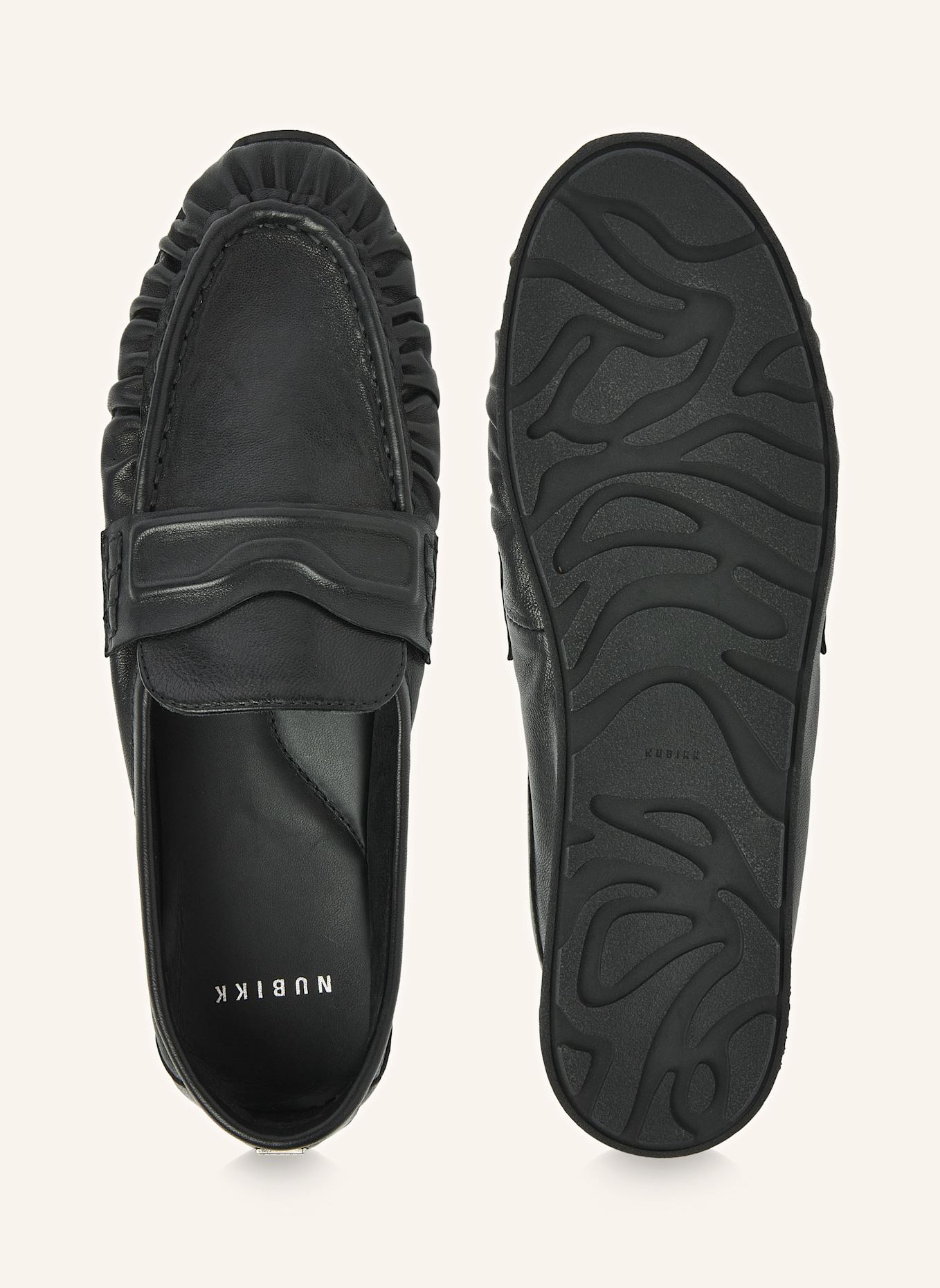 NUBIKK Slipper RILEY: SCHWARZ