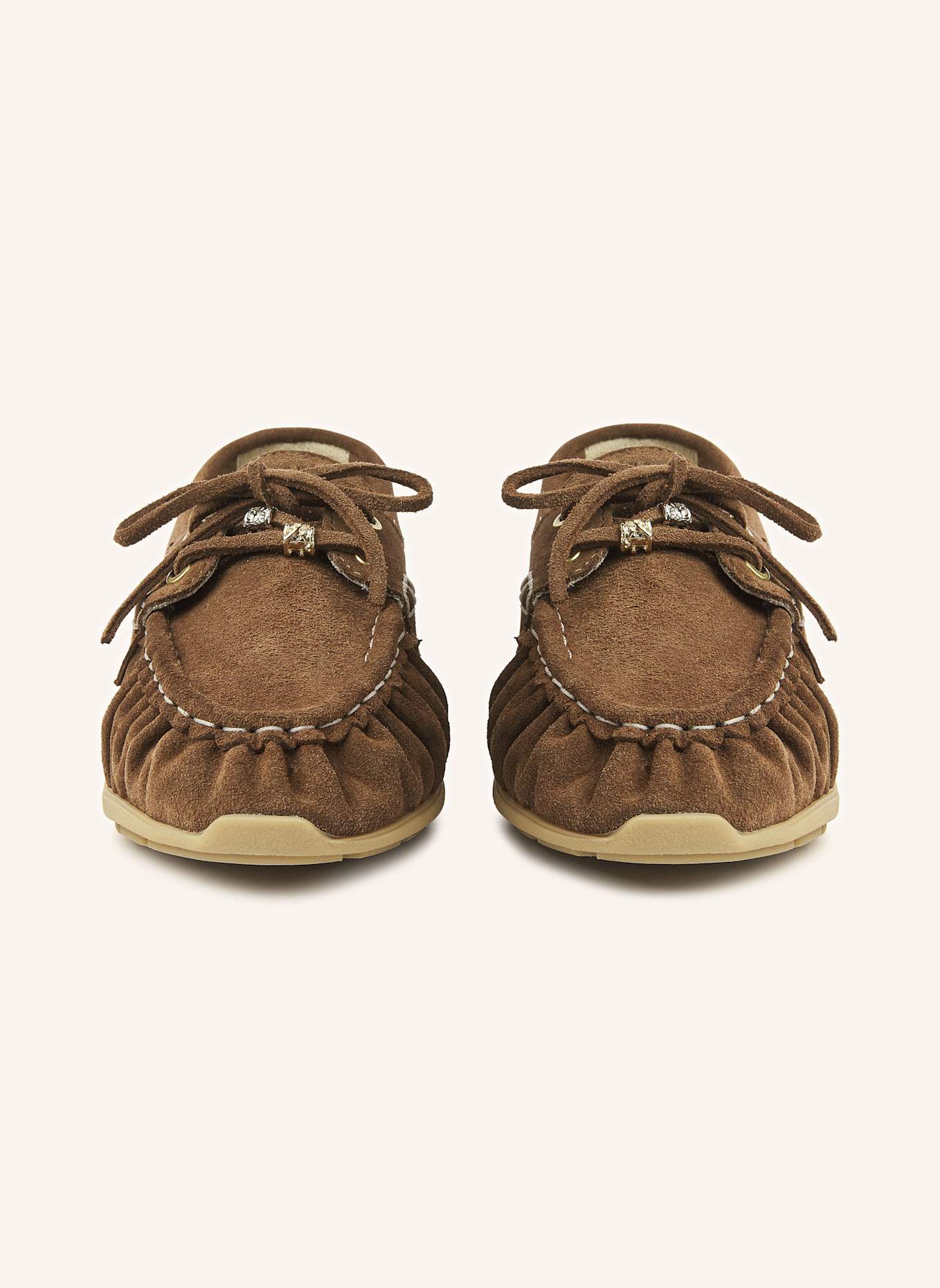 NUBIKK Slipper RILEY JADE: HELLBRAUN