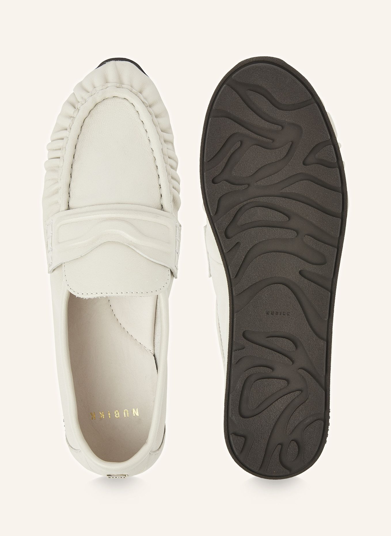 NUBIKK Slipper RILEY: ECRU