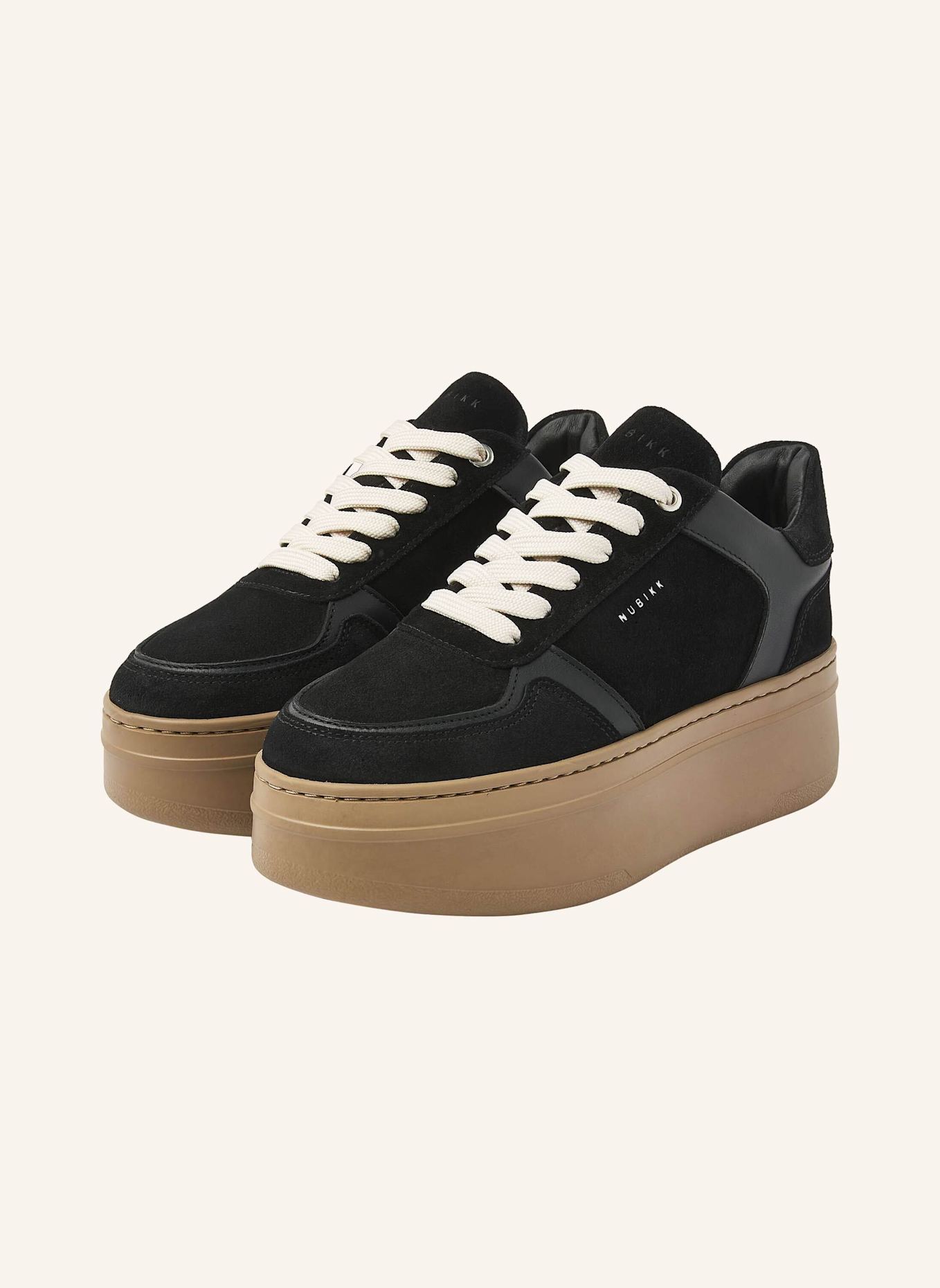 NUBIKK Sneaker BAYOU PLATFORM: SCHWARZ