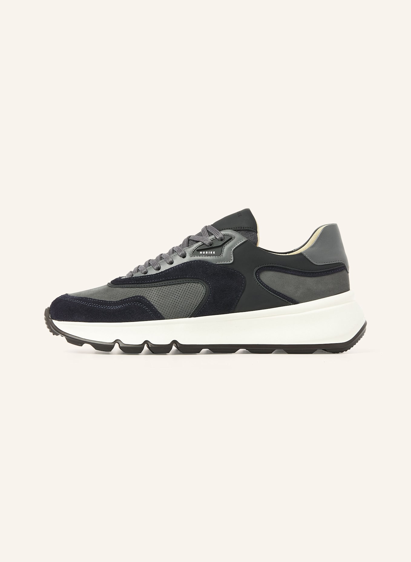 NUBIKK Sneaker LUCA NOA: SCHWARZ/ BLAU