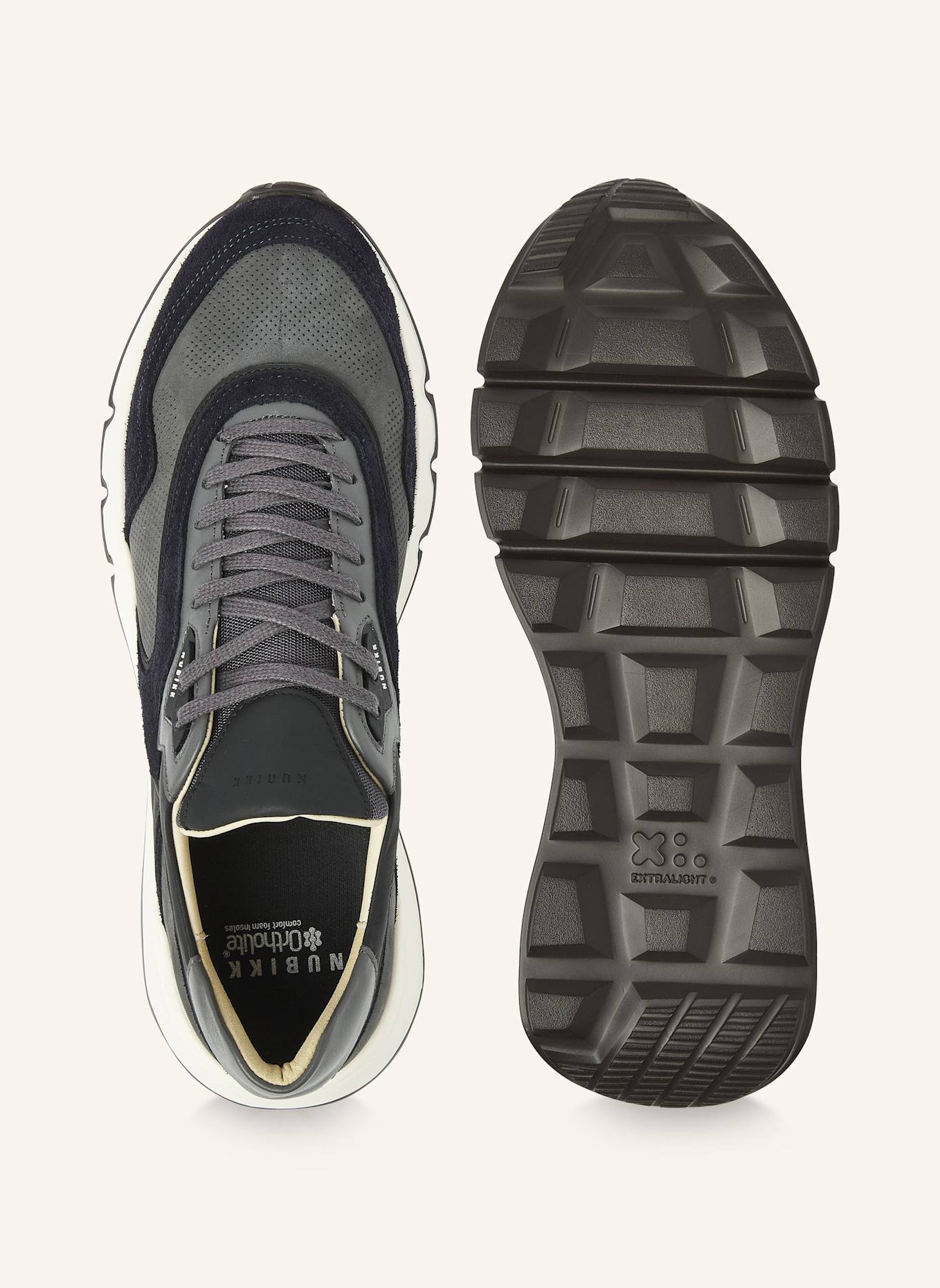 NUBIKK Sneaker LUCA NOA: SCHWARZ/ BLAU