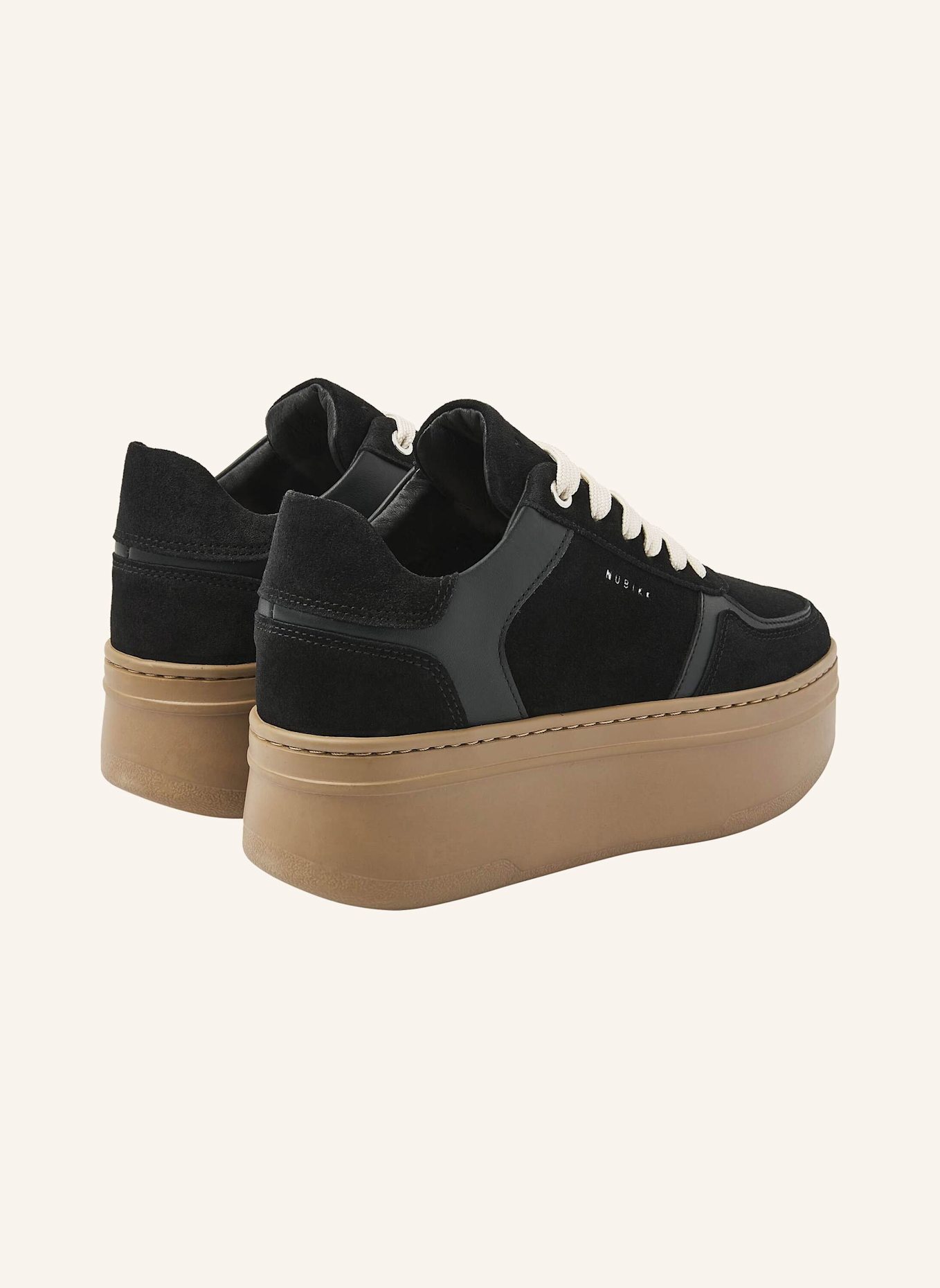 NUBIKK Sneaker BAYOU PLATFORM: SCHWARZ