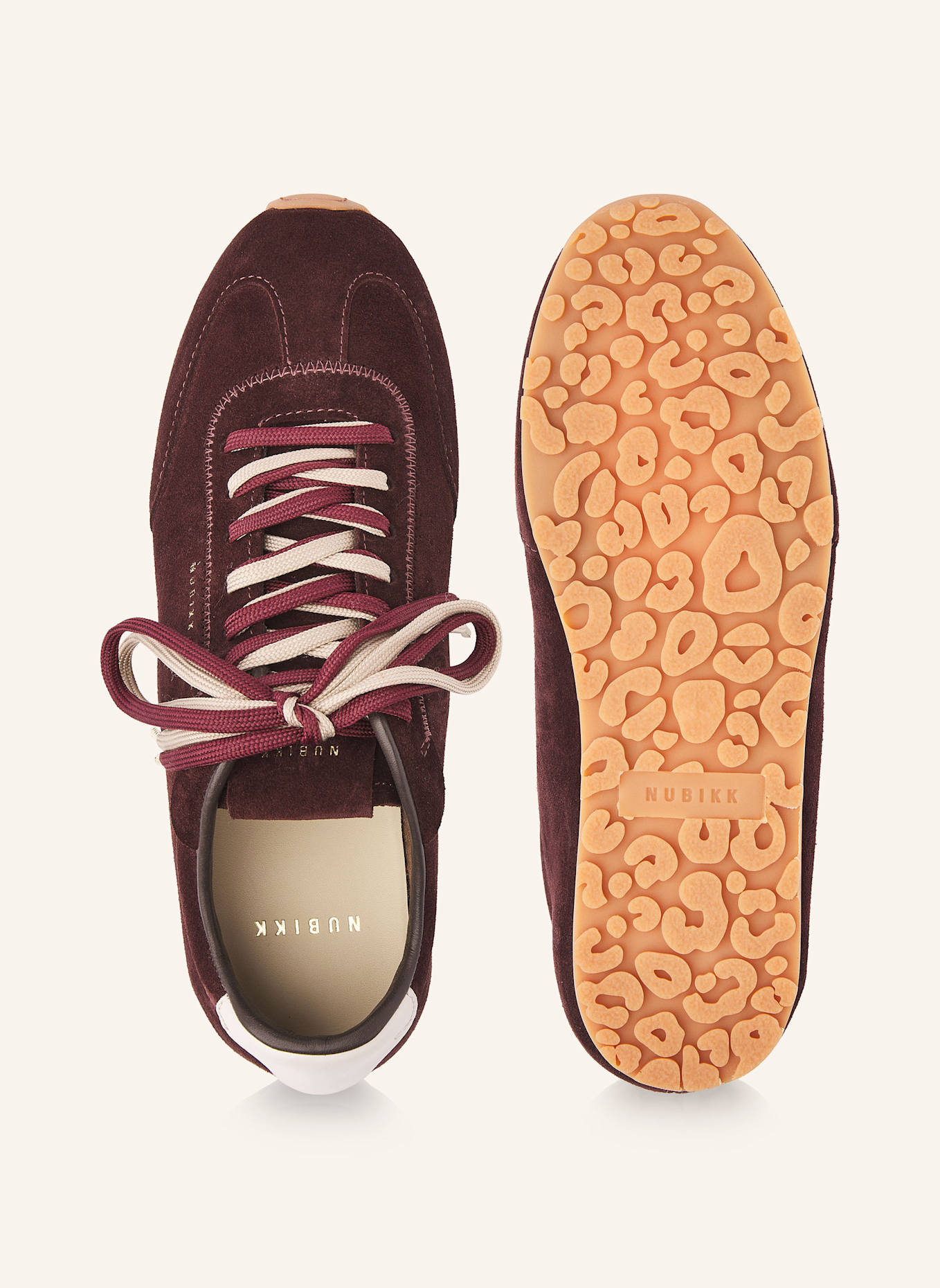 NUBIKK Sneaker BILLY LOU: DUNKELROT