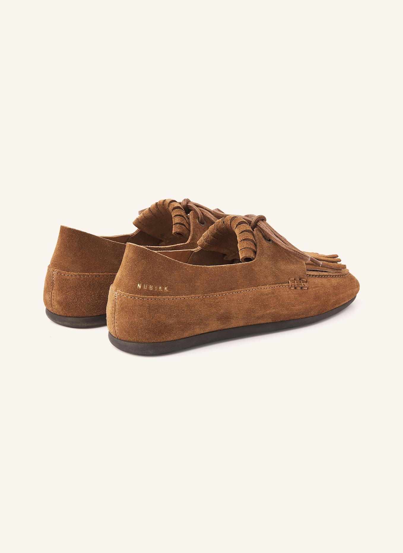 NUBIKK Slipper JOAN MACAW: COGNAC