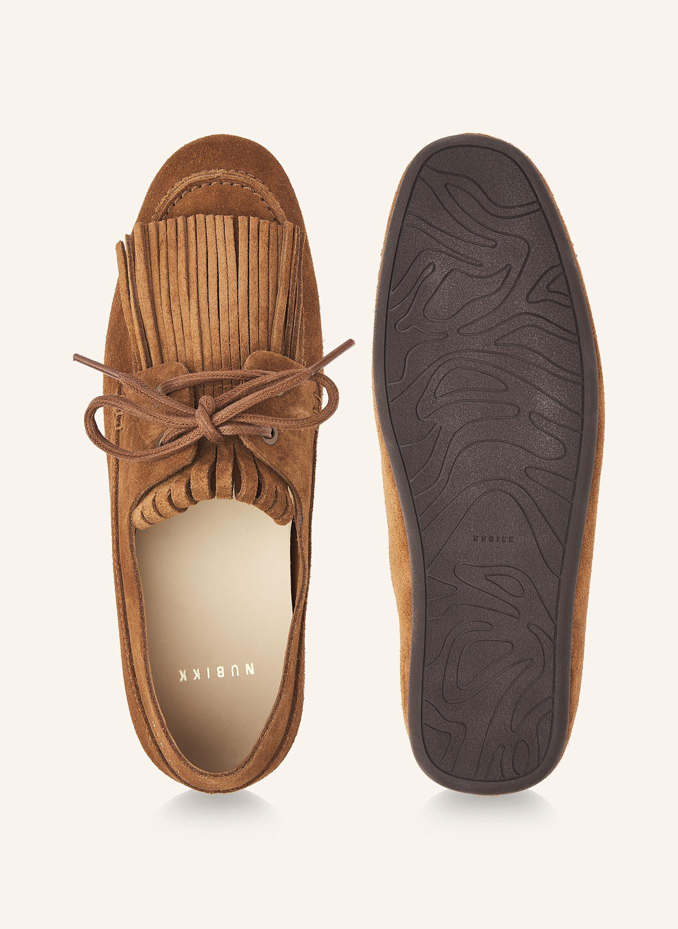 NUBIKK Slipper JOAN MACAW: COGNAC