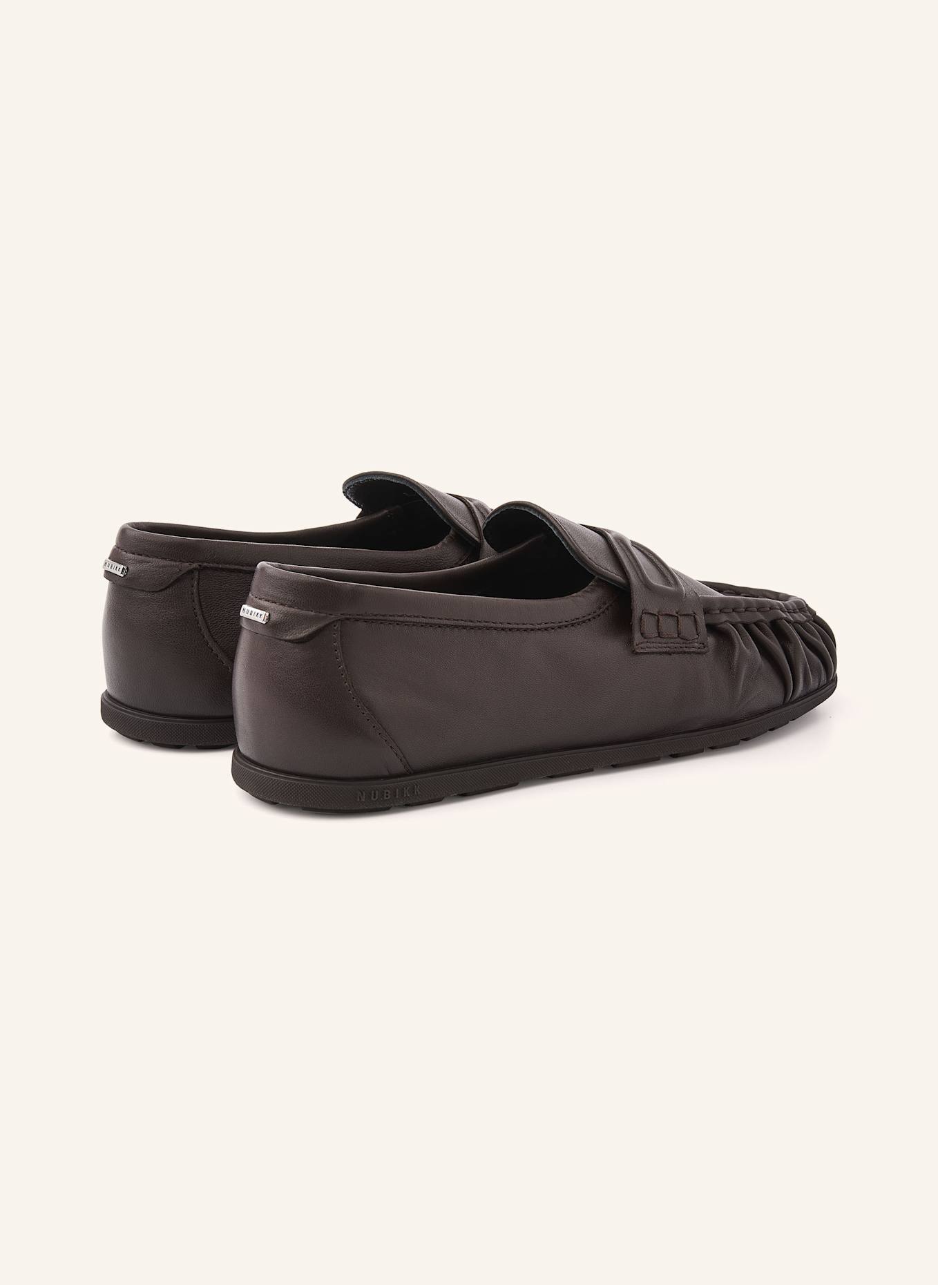 NUBIKK Slipper RILEY: DUNKELBRAUN