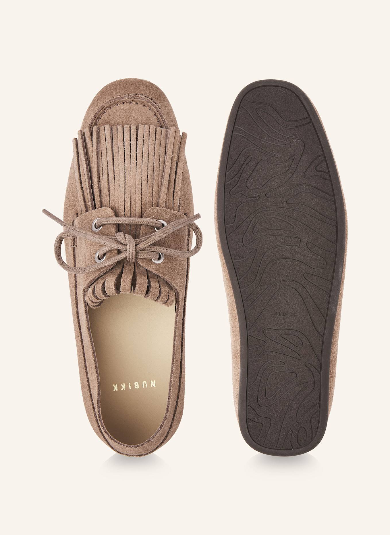 NUBIKK Slipper JOAN MACAW: TAUPE