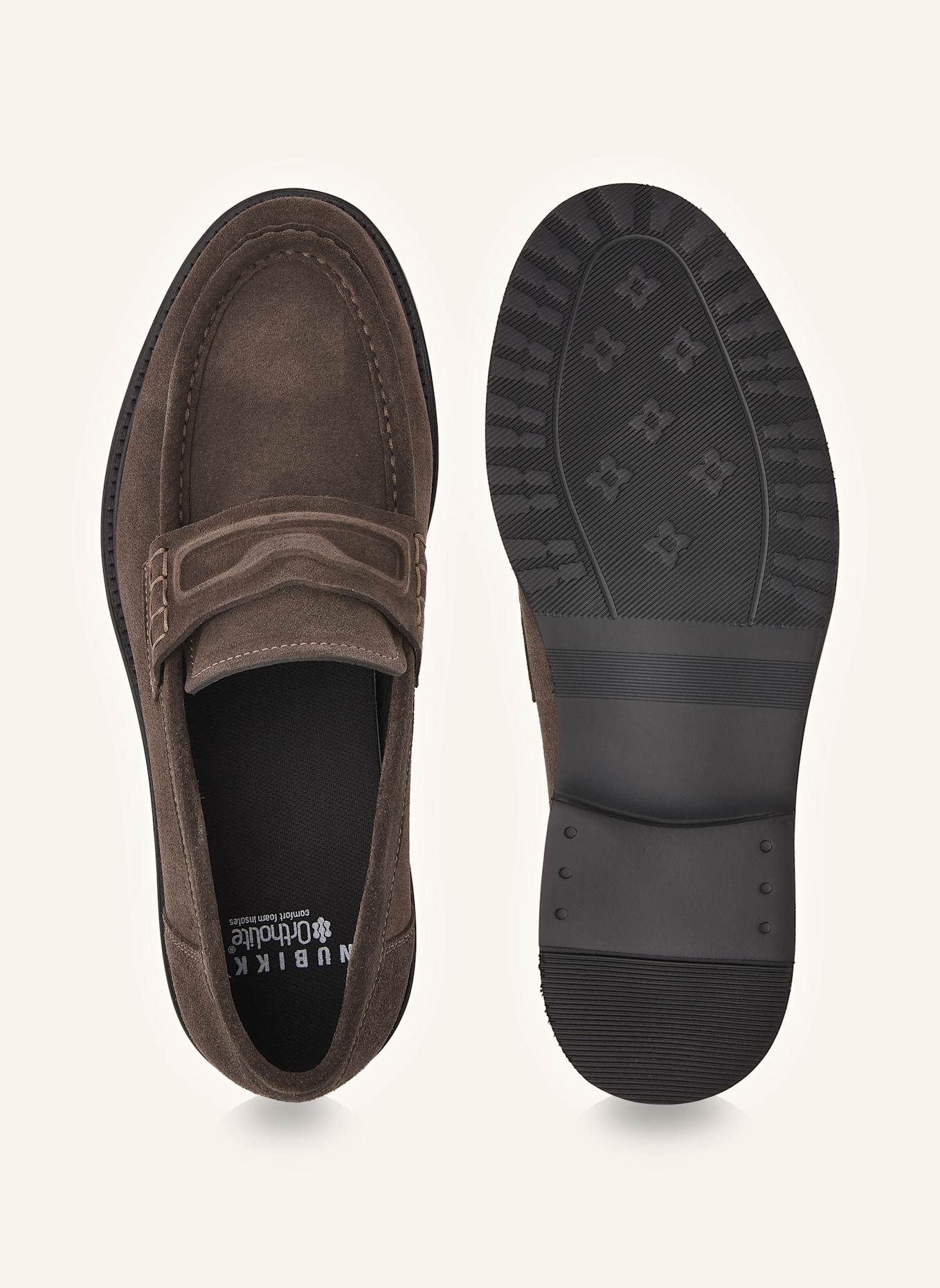 NUBIKK Slipper JONES GATSBY: DUNKELGRAU