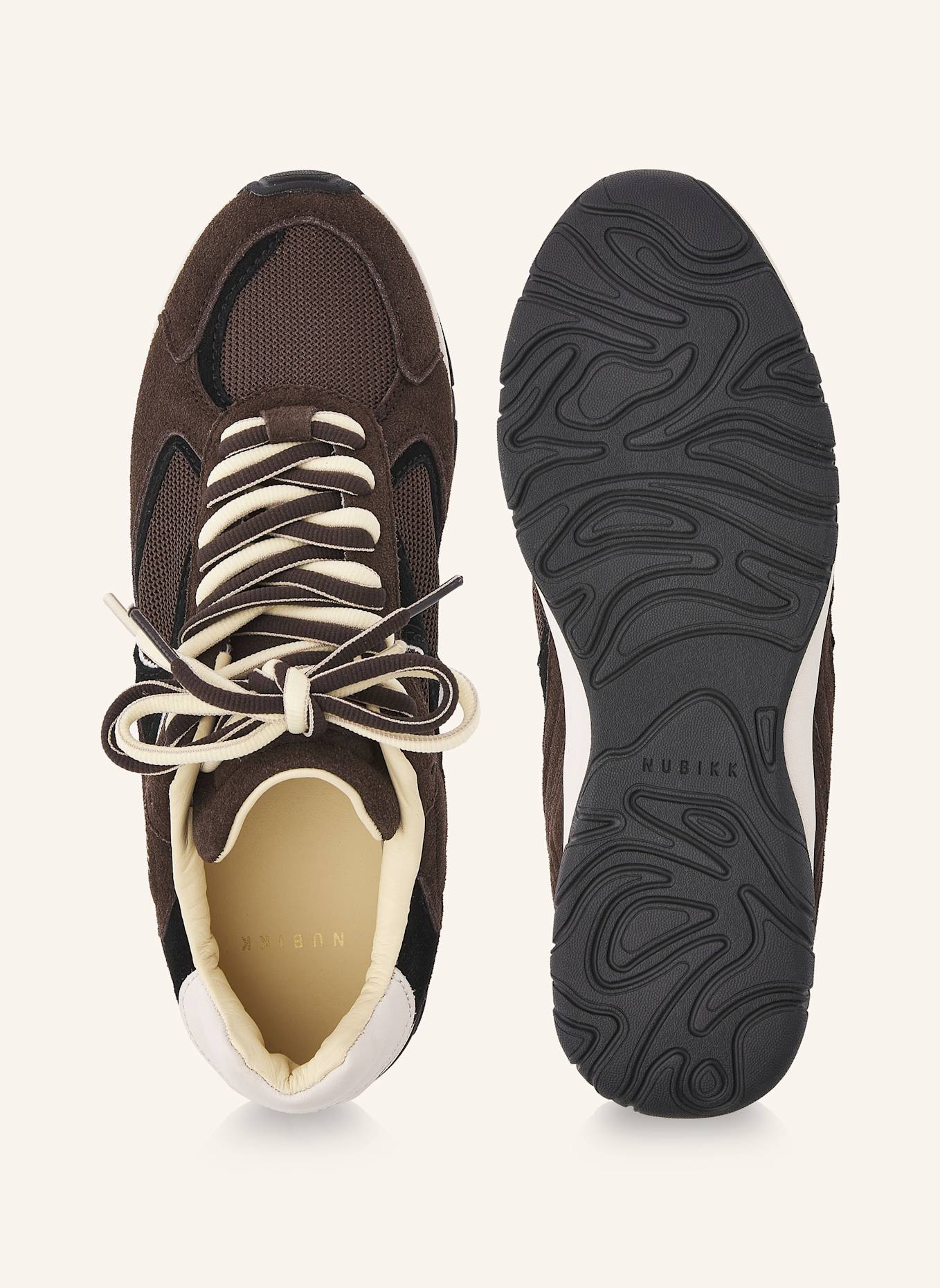NUBIKK Sneaker BENNY MORGAN: DUNKELBRAUN