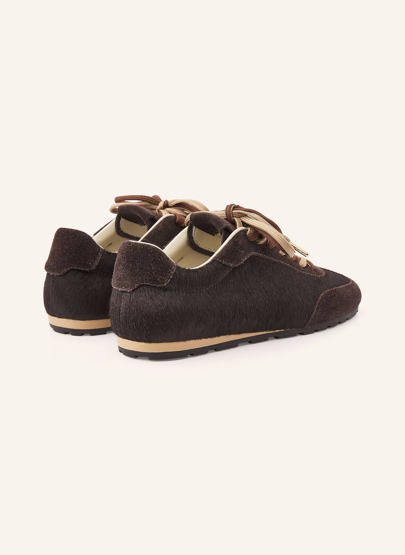 NUBIKK Sneaker BILLY LOU PONY: DUNKELBRAUN