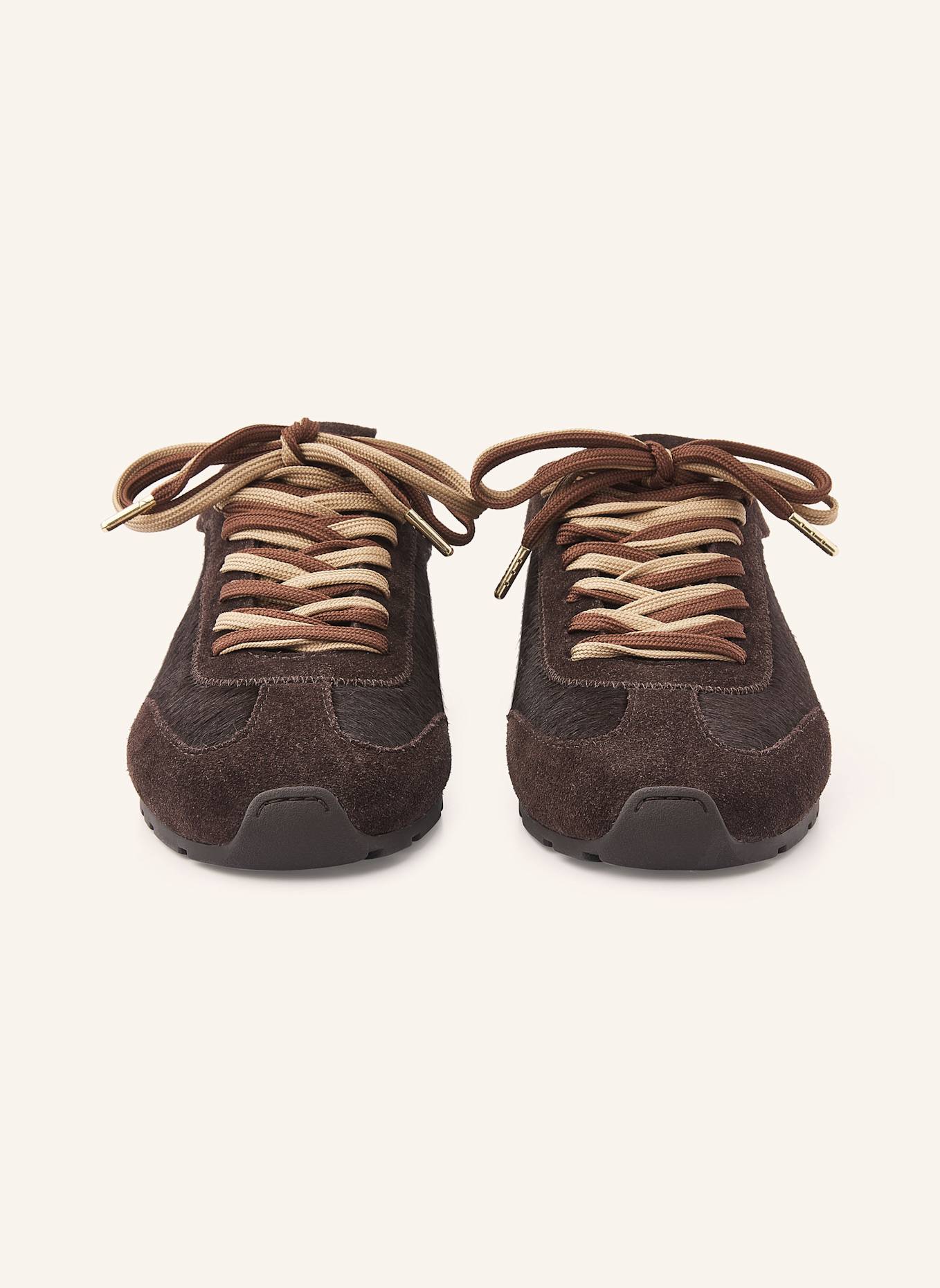 NUBIKK Sneaker BILLY LOU PONY: DUNKELBRAUN