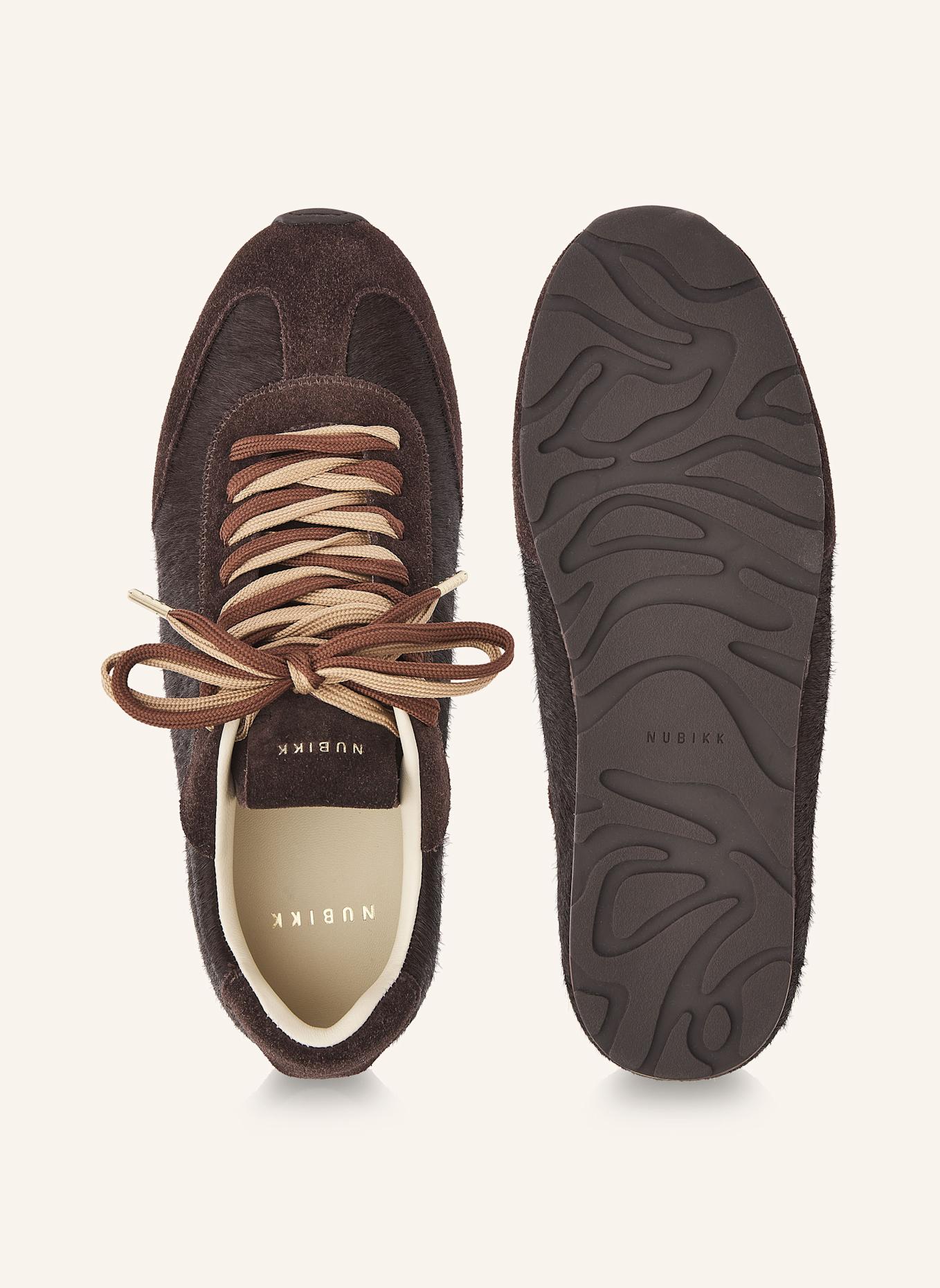 NUBIKK Sneaker BILLY LOU PONY: DUNKELBRAUN