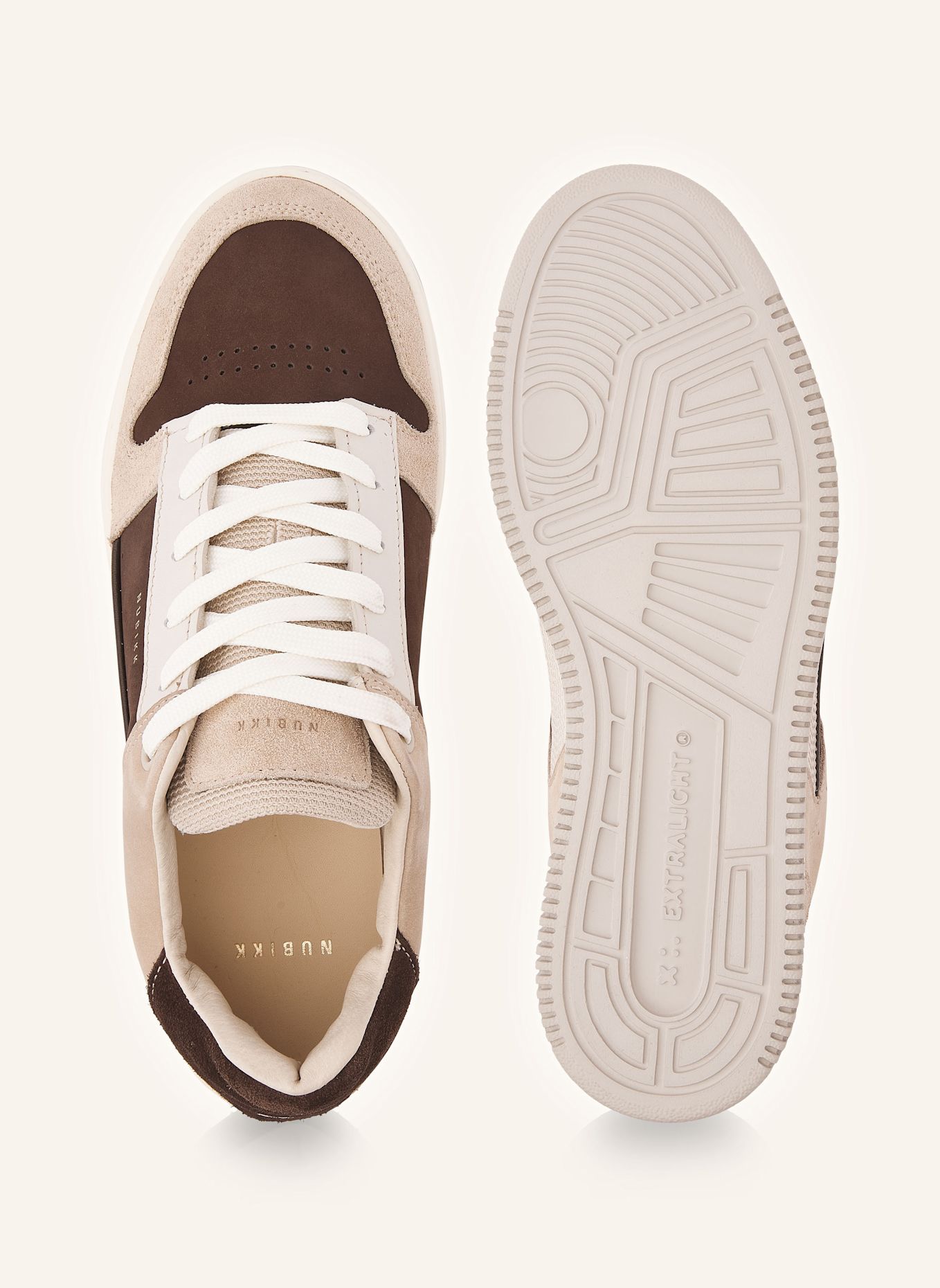 NUBIKK Sneaker BASKET COURTSIDE: BRAUN