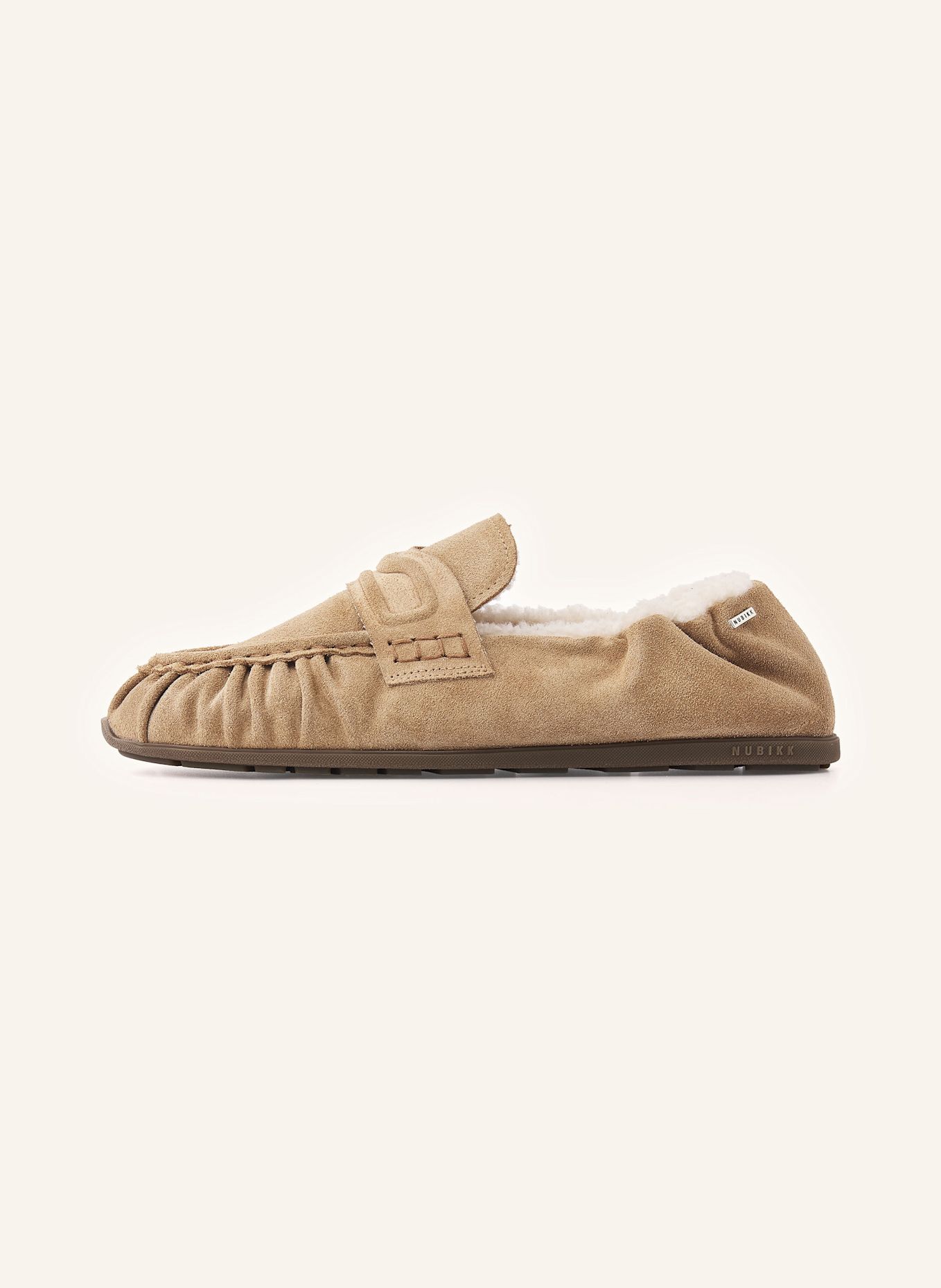 NUBIKK Slipper RILEY FUR: TAUPE