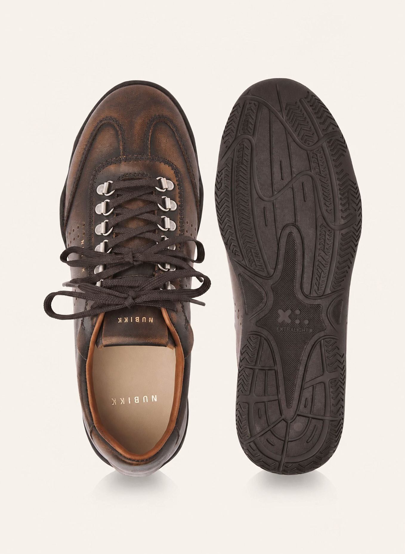 NUBIKK Sneaker CHARLIE LOU: DUNKELBRAUN